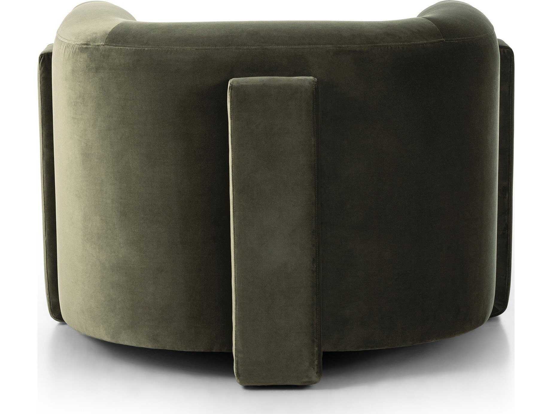 Four Hands Grayson Hartley Surrey Olive Velvet Accent Chair