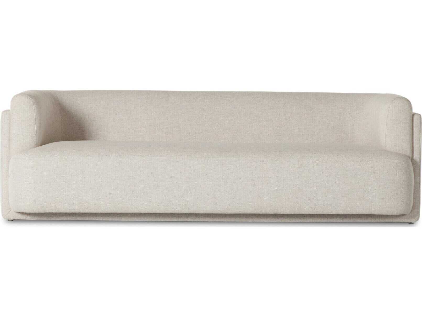 Four Hands Grayson Hartley Dover Crescent Cream Upholstered Sofa