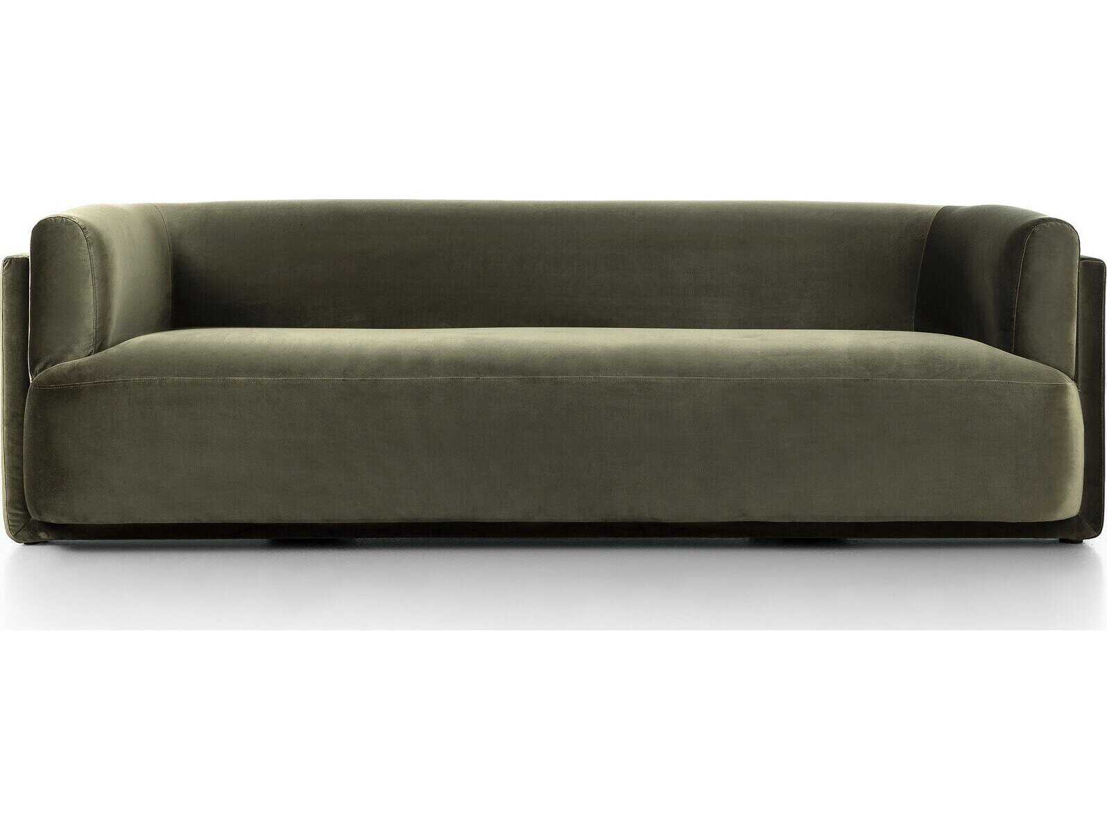Four Hands Grayson Hartley Surrey Olive Upholstered Sofa