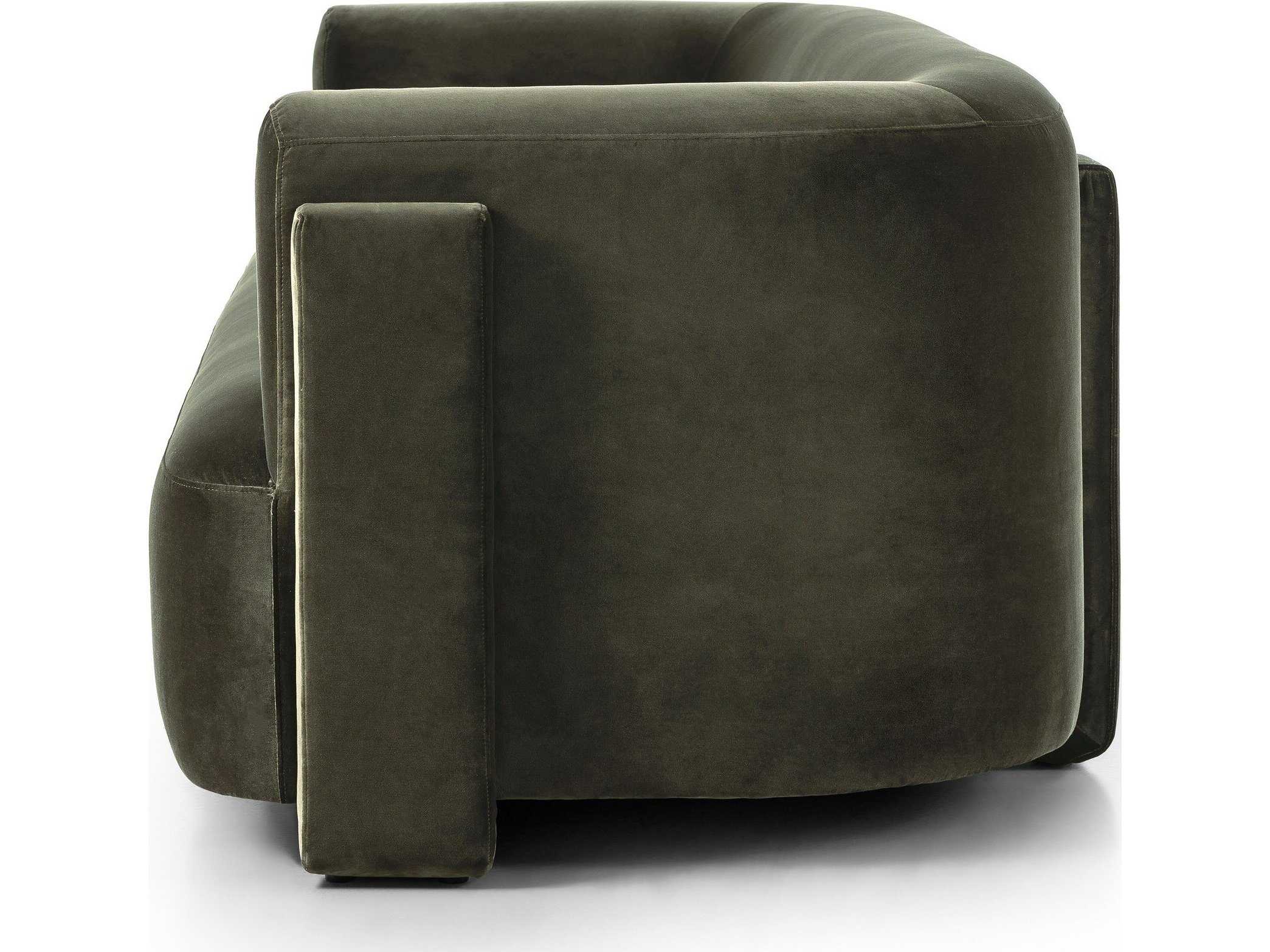 Four Hands Grayson Hartley Surrey Olive Upholstered Sofa