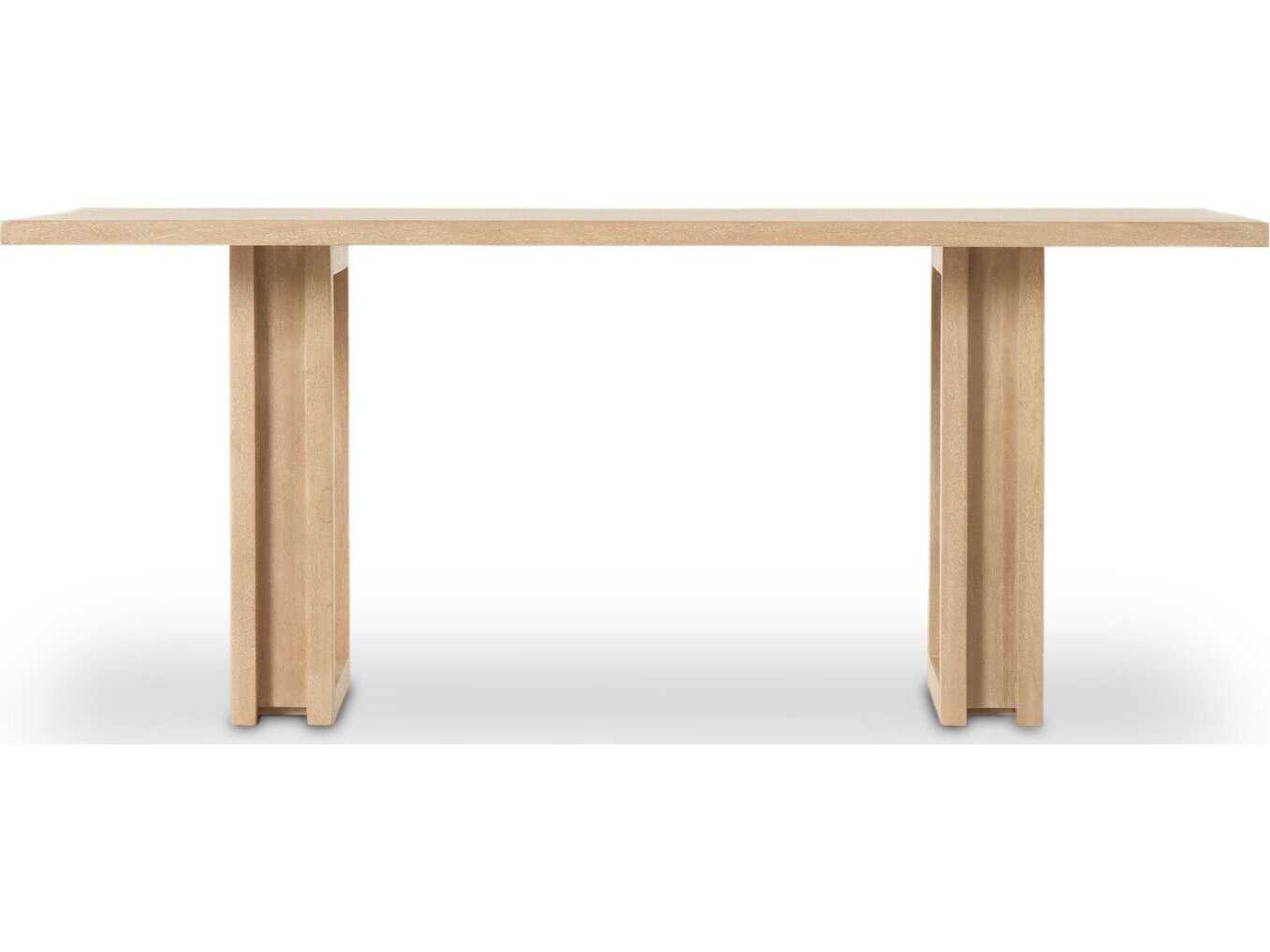 Four Hands Prescott Carmel Rectangular Wood Natural Mango Dining Table