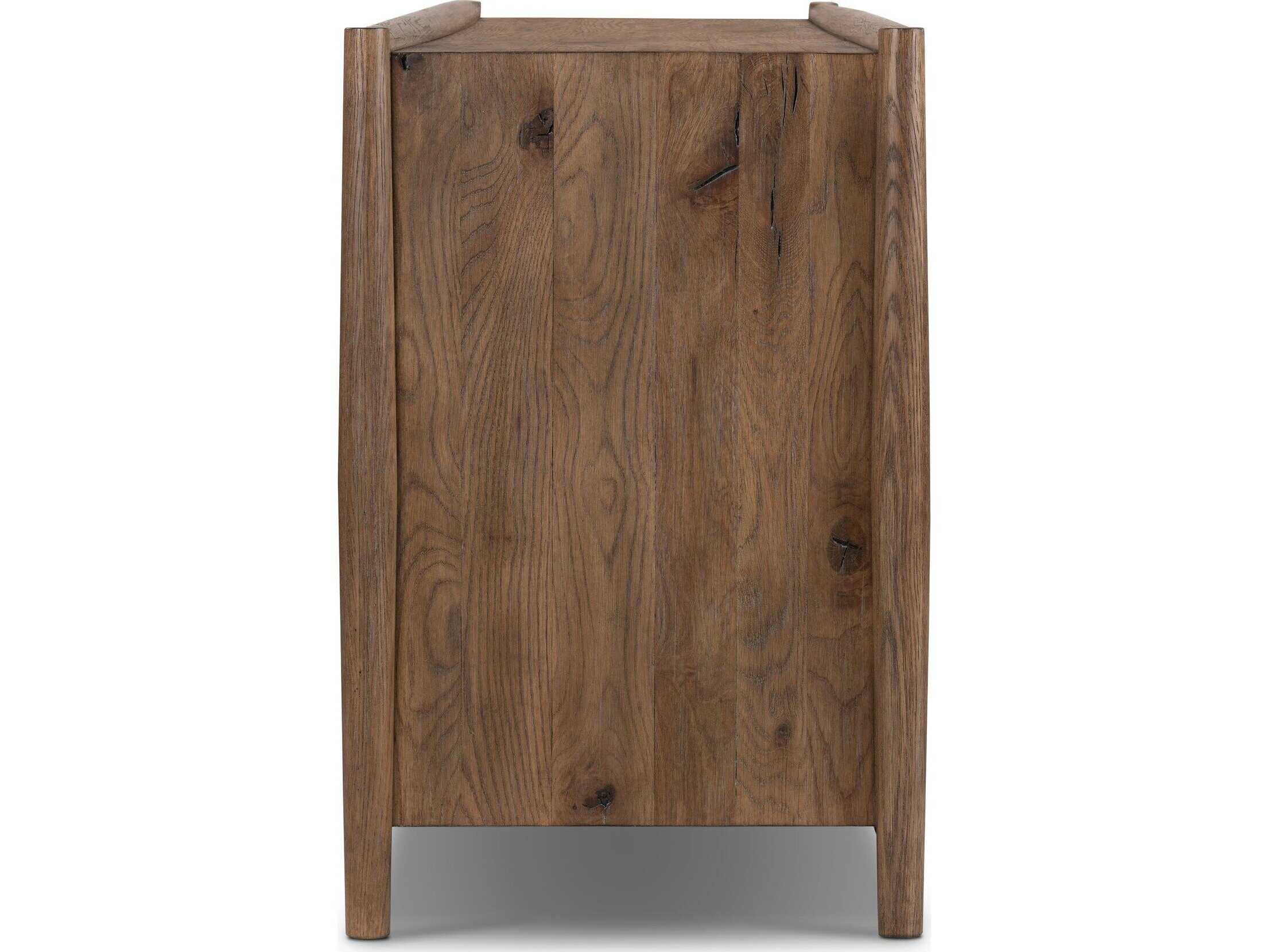 Four Hands Bolton Glenview 9-Drawers Brown Oak Wood Dresser