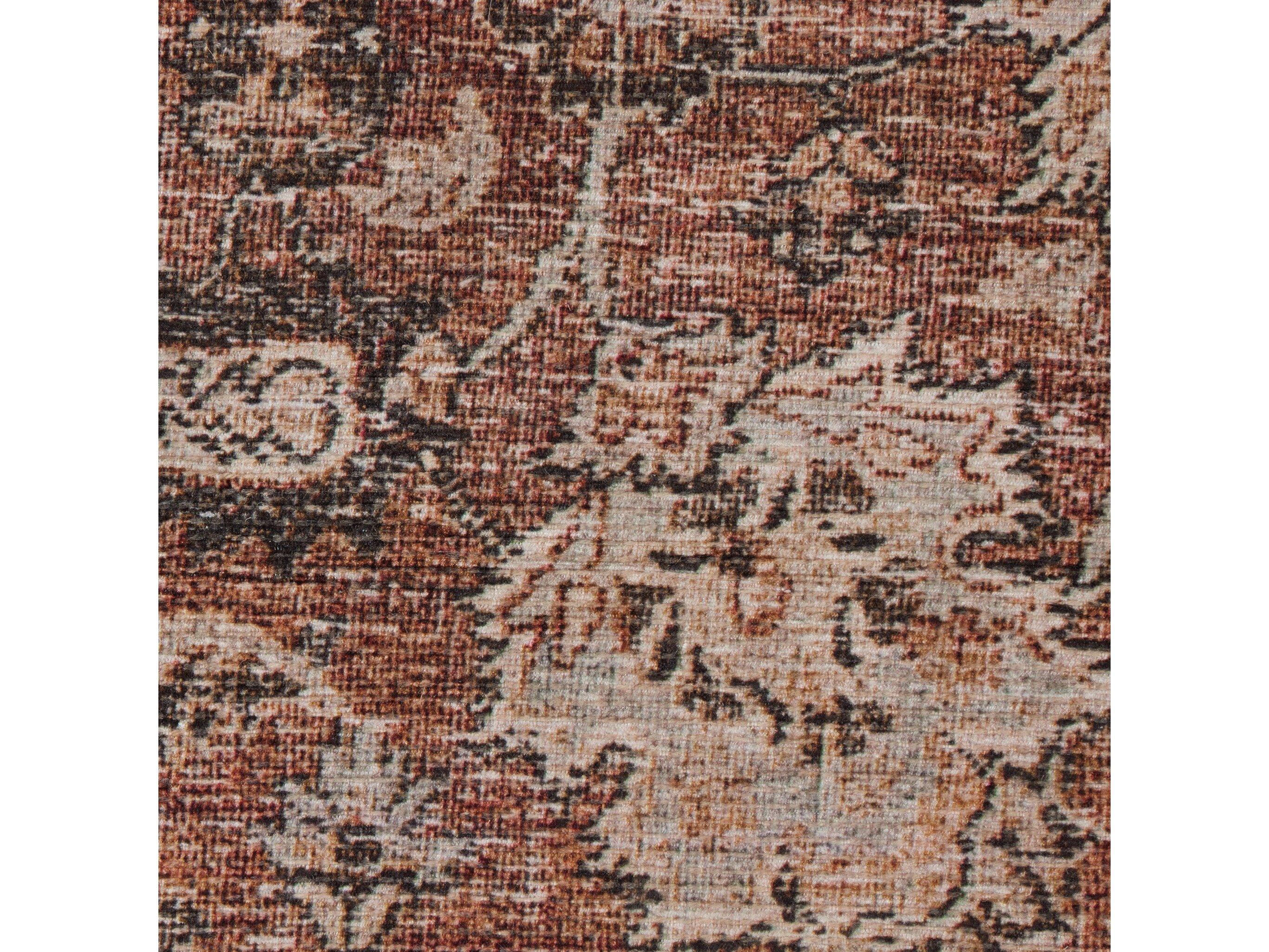 Four Hands Lucca Zari 8x10 Rust Rug