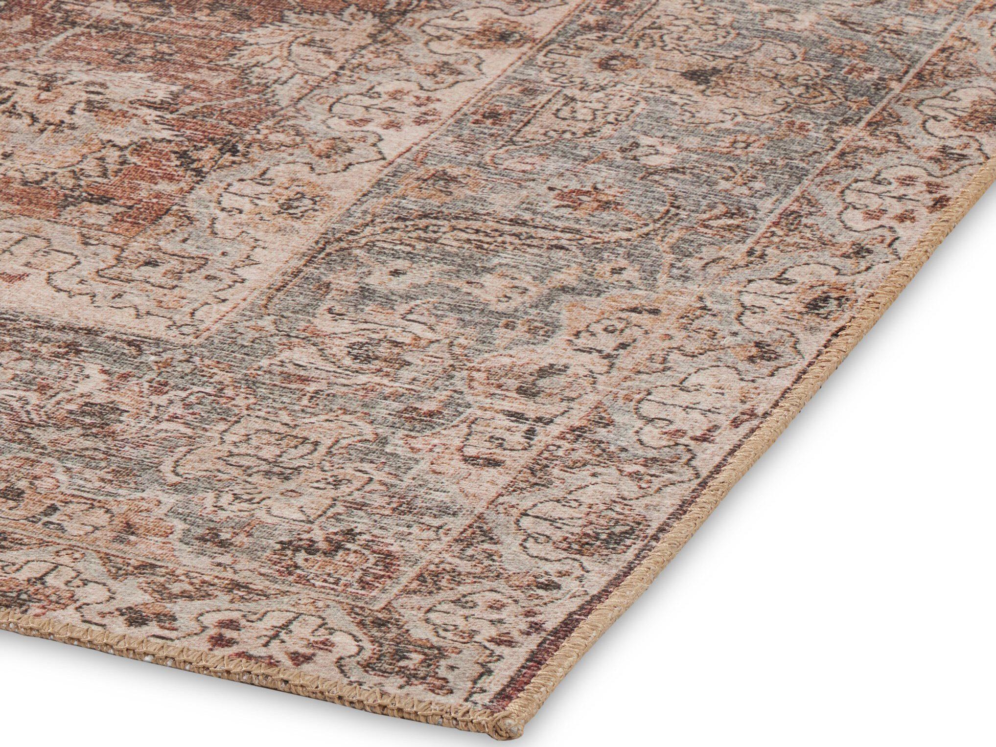 Four Hands Lucca Zari 8 x 10 Rust Rug