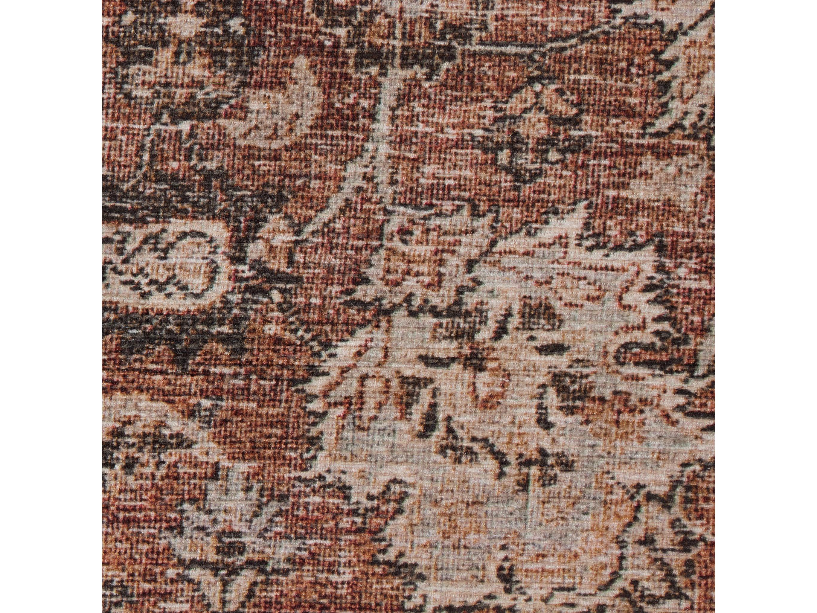 Four Hands Lucca Zari 8 x 10 Rust Rug