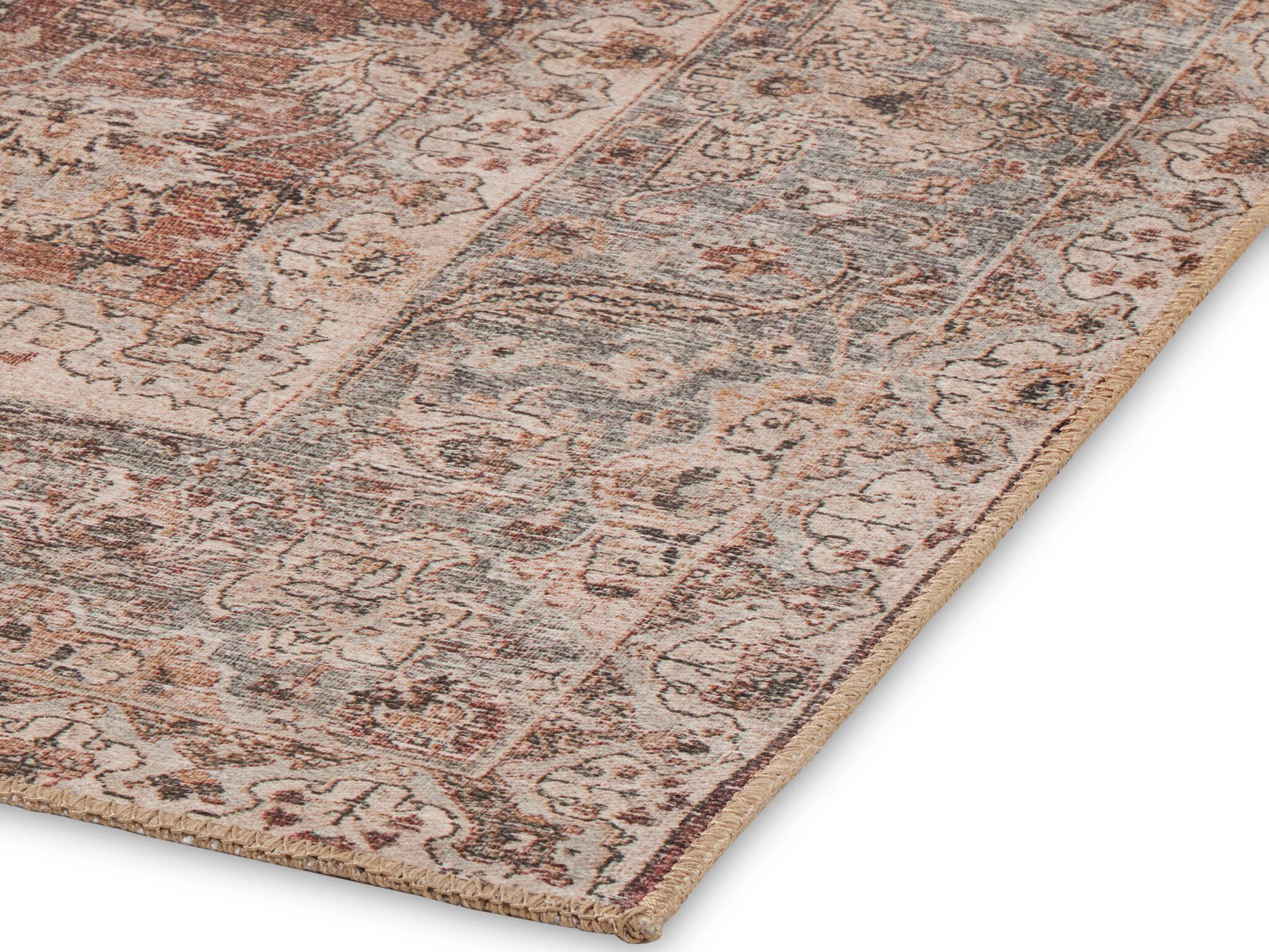 Four Hands Lucca Zari 9 x 12 Rust Rug