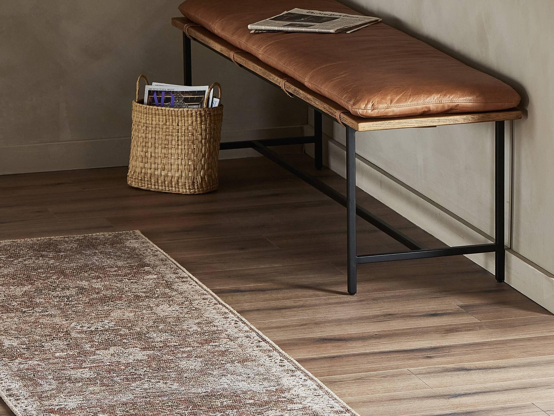 Four Hands Lucca Zari 3 x 5 Rust Rug