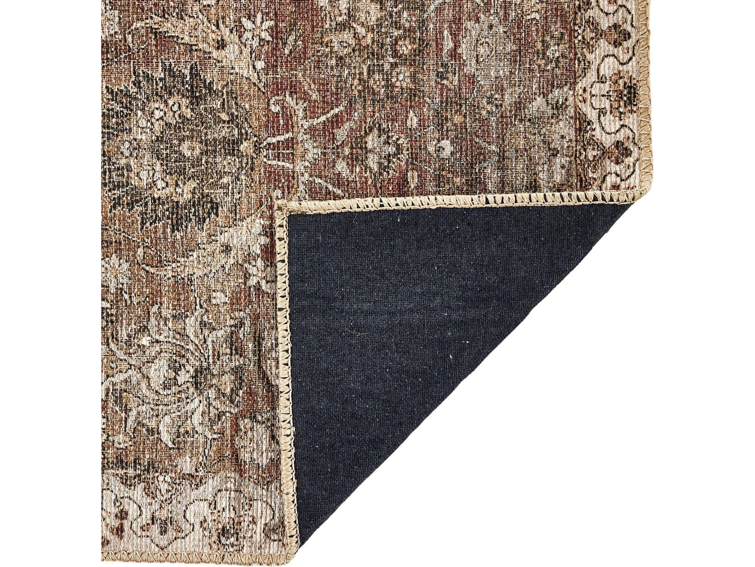 Four Hands Lucca Zari 4 x 5 Rust Rug