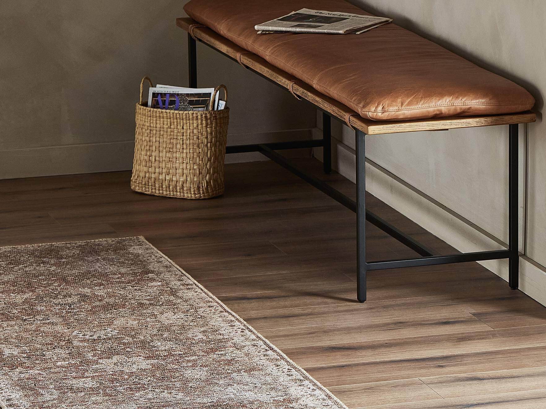 Four Hands Lucca Zari 4 x 5 Rust Rug