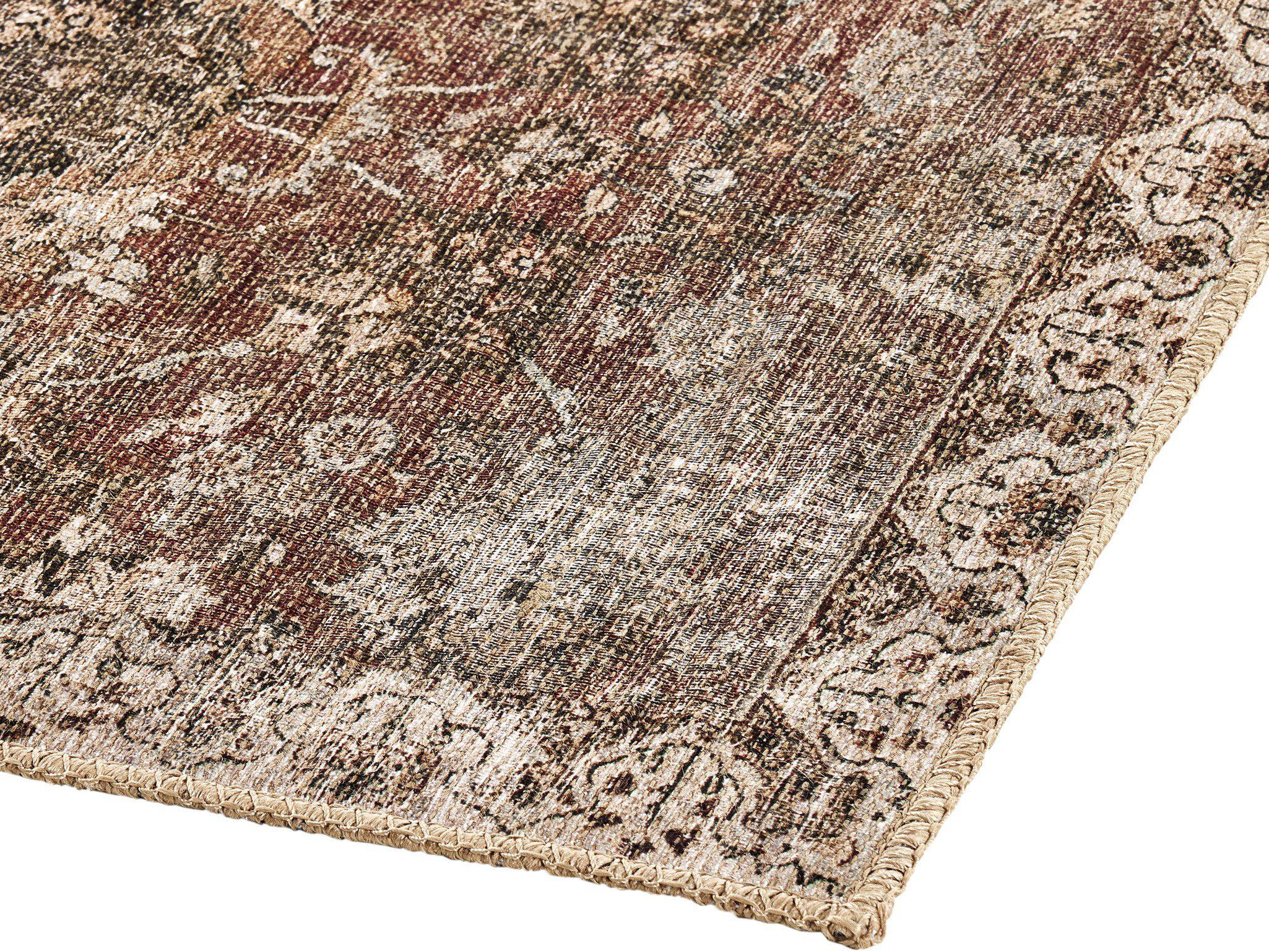 Four Hands Lucca Zari 4 x 5 Rust Rug