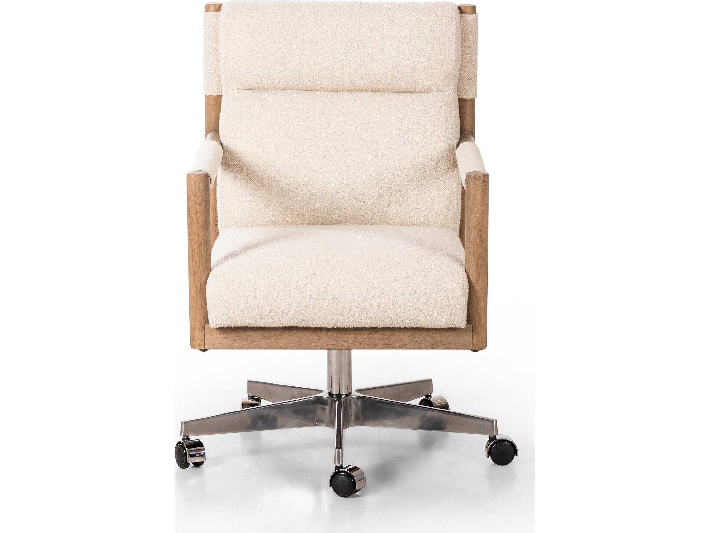 Four Hands Caswell Kiano Charter Oatmeal Upholstered Desk Chair
