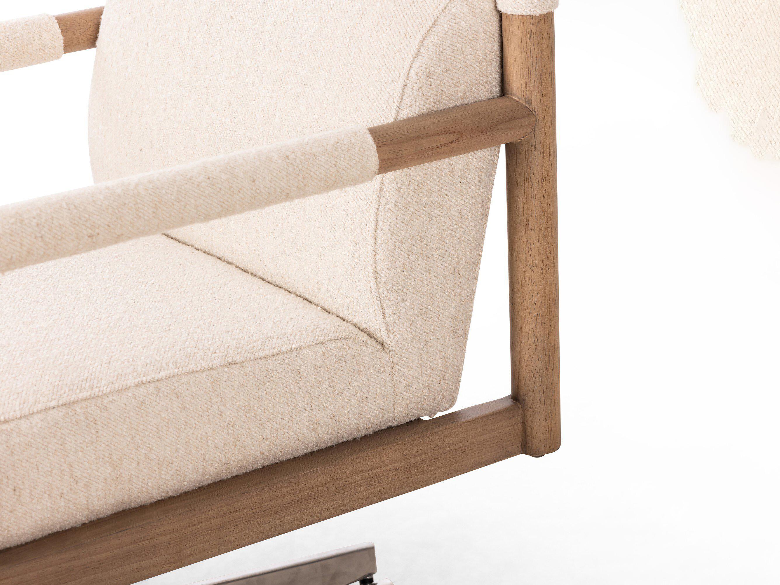 Four Hands Caswell Kiano Charter Oatmeal Upholstered Desk Chair