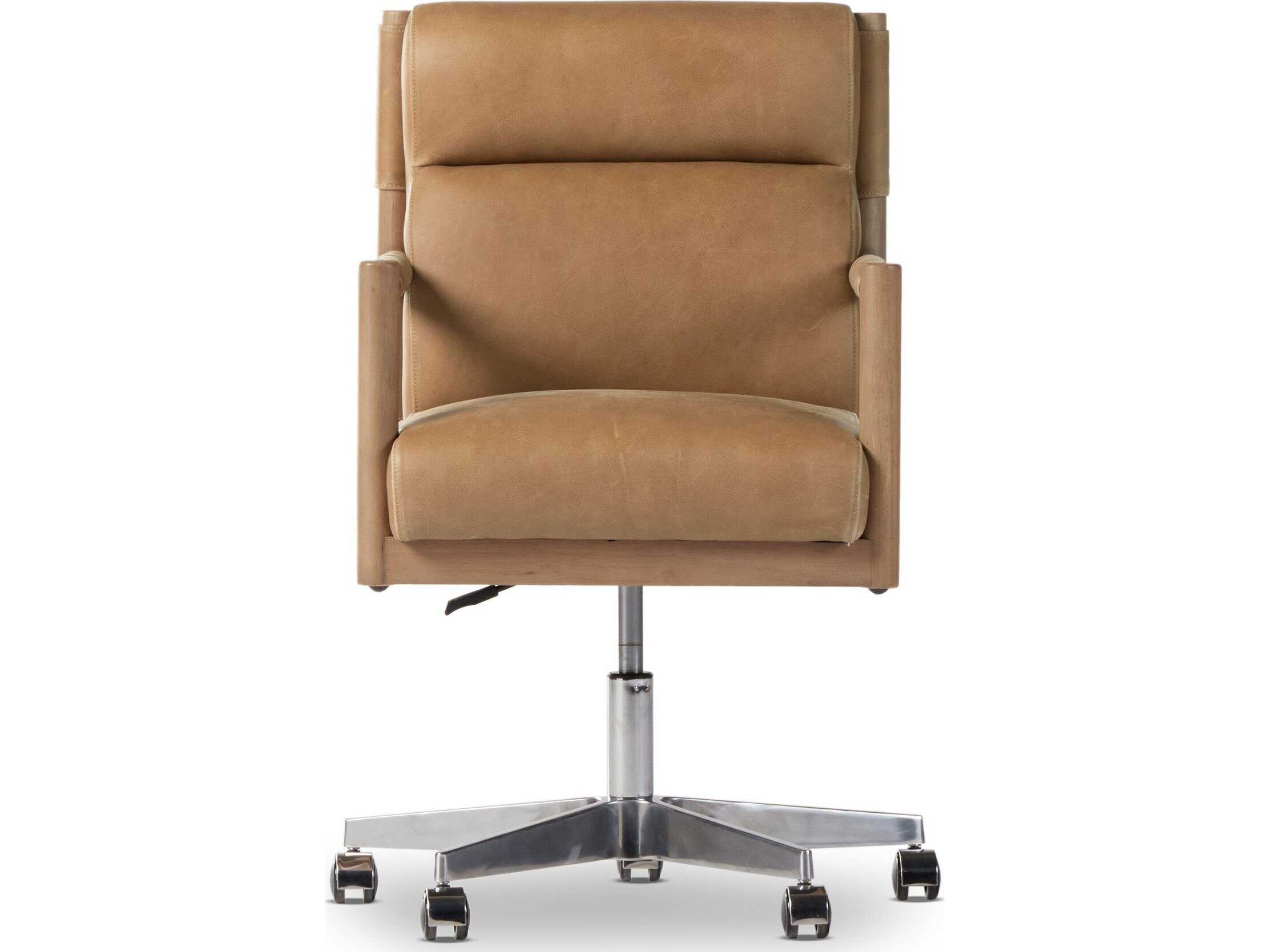 Four Hands Caswell Kiano Palermo Drift Leather Desk Chair