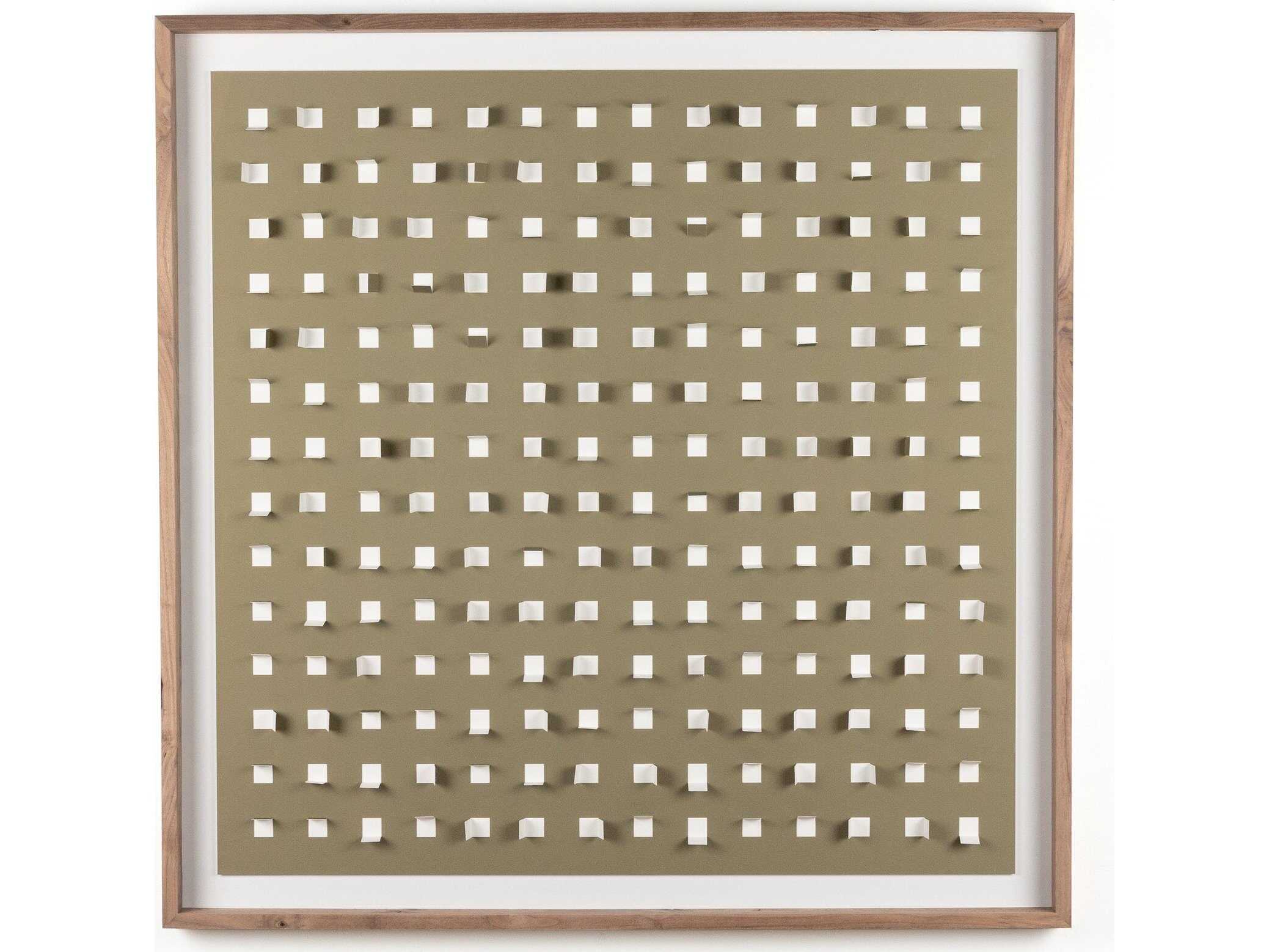 Four Hands Art Studio See Through Olive by FH Art Studio Rustic Walnut Canvas Wall Art