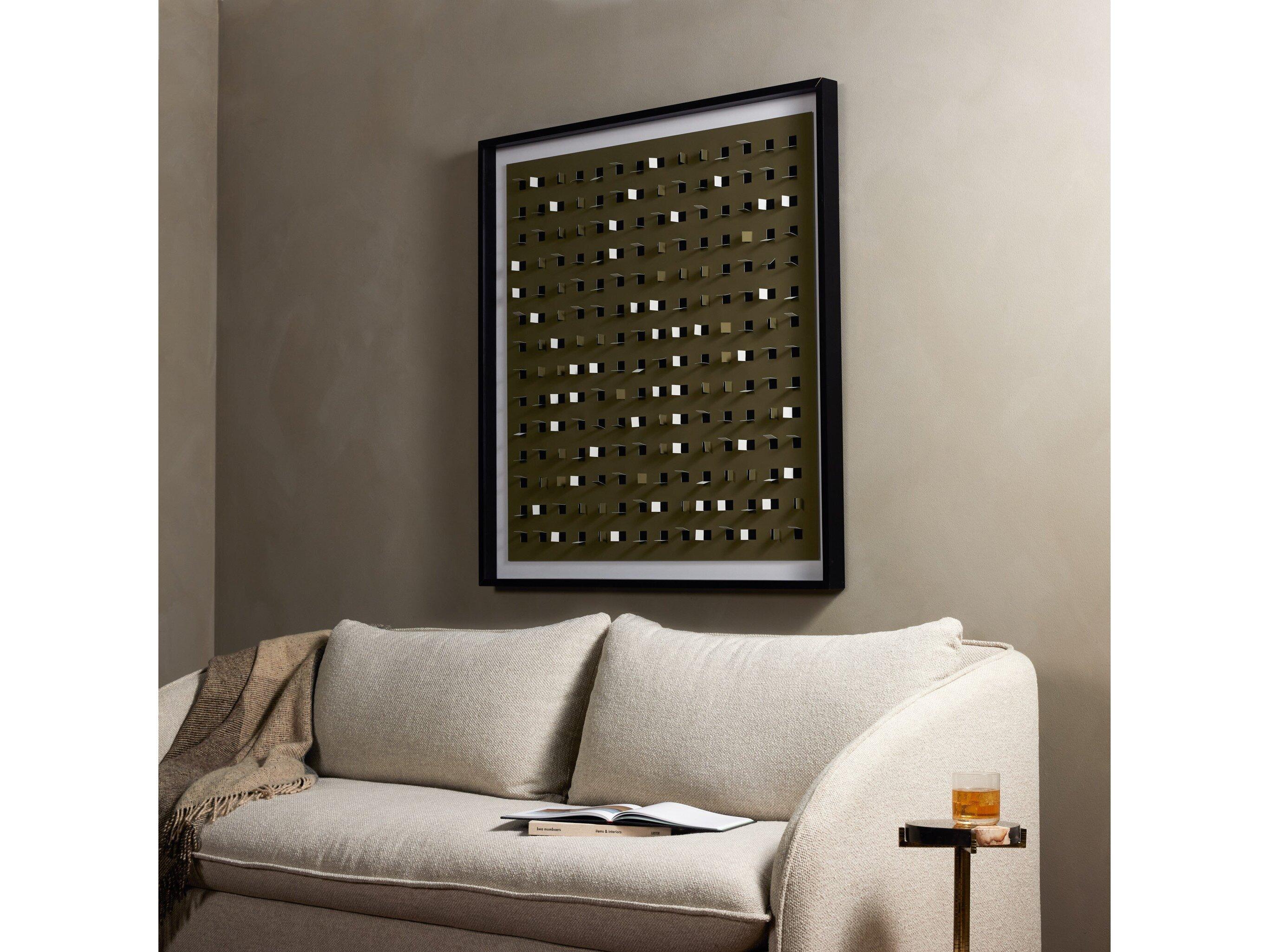 Four Hands Art Studio See Through Olive by FH Art Studio Black Maple Canvas Wall Art