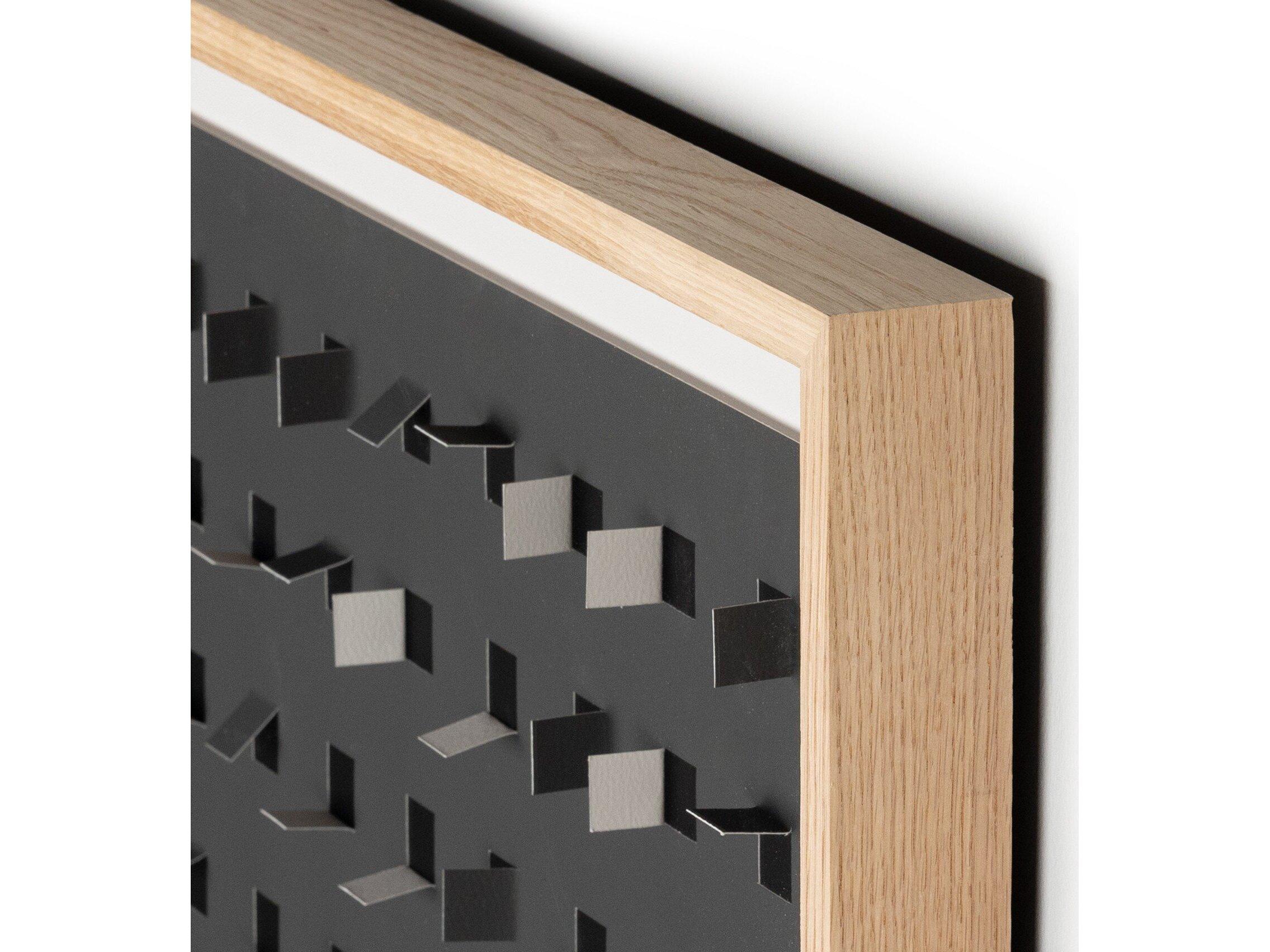 Four Hands Art Studio See Through Raven by FH Art Studio Vertical Grain White Oak Canvas Wall Art