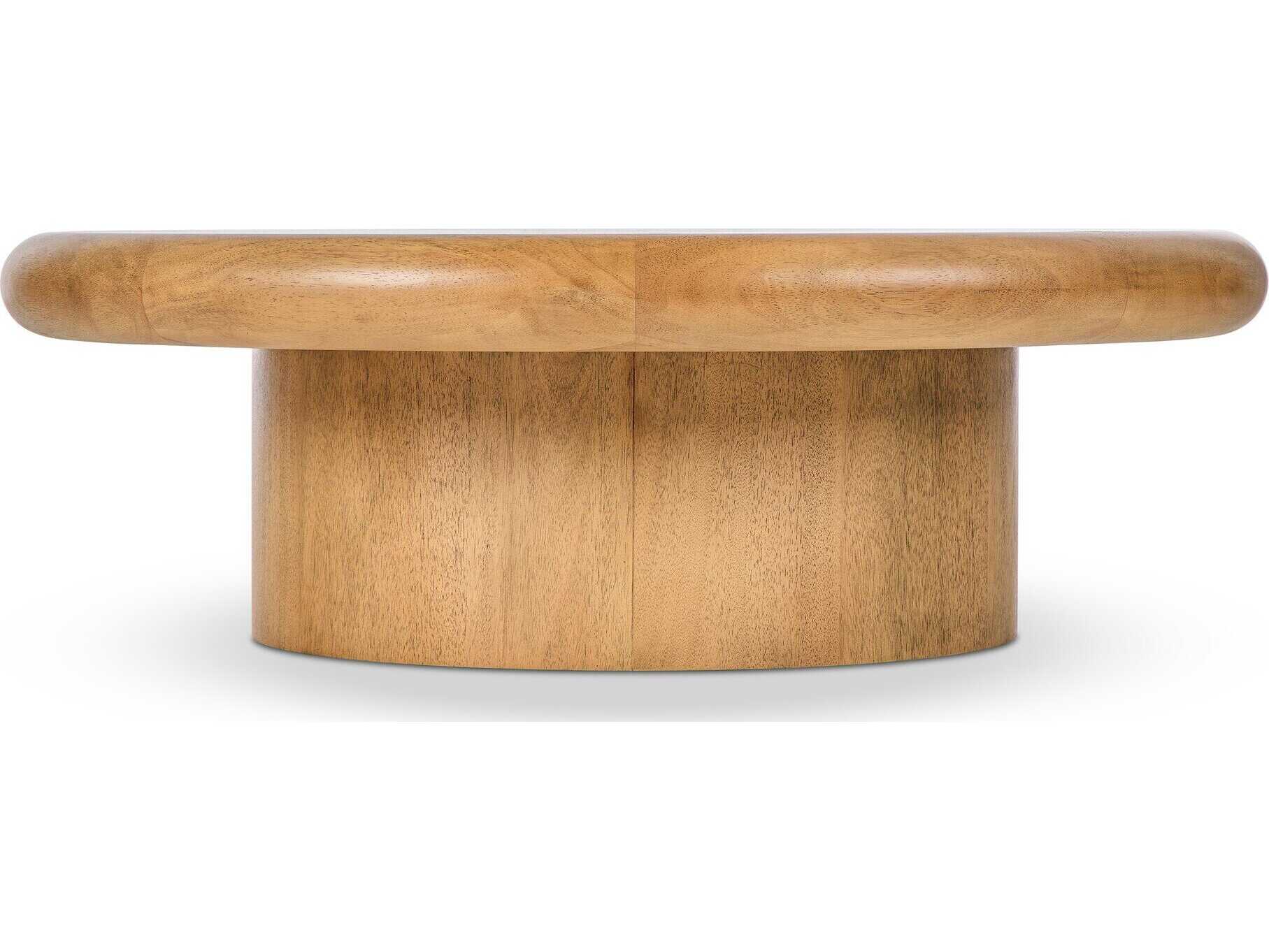 Four Hands Bolton Zach Round Burnished Parawood Veneer Coffee Table