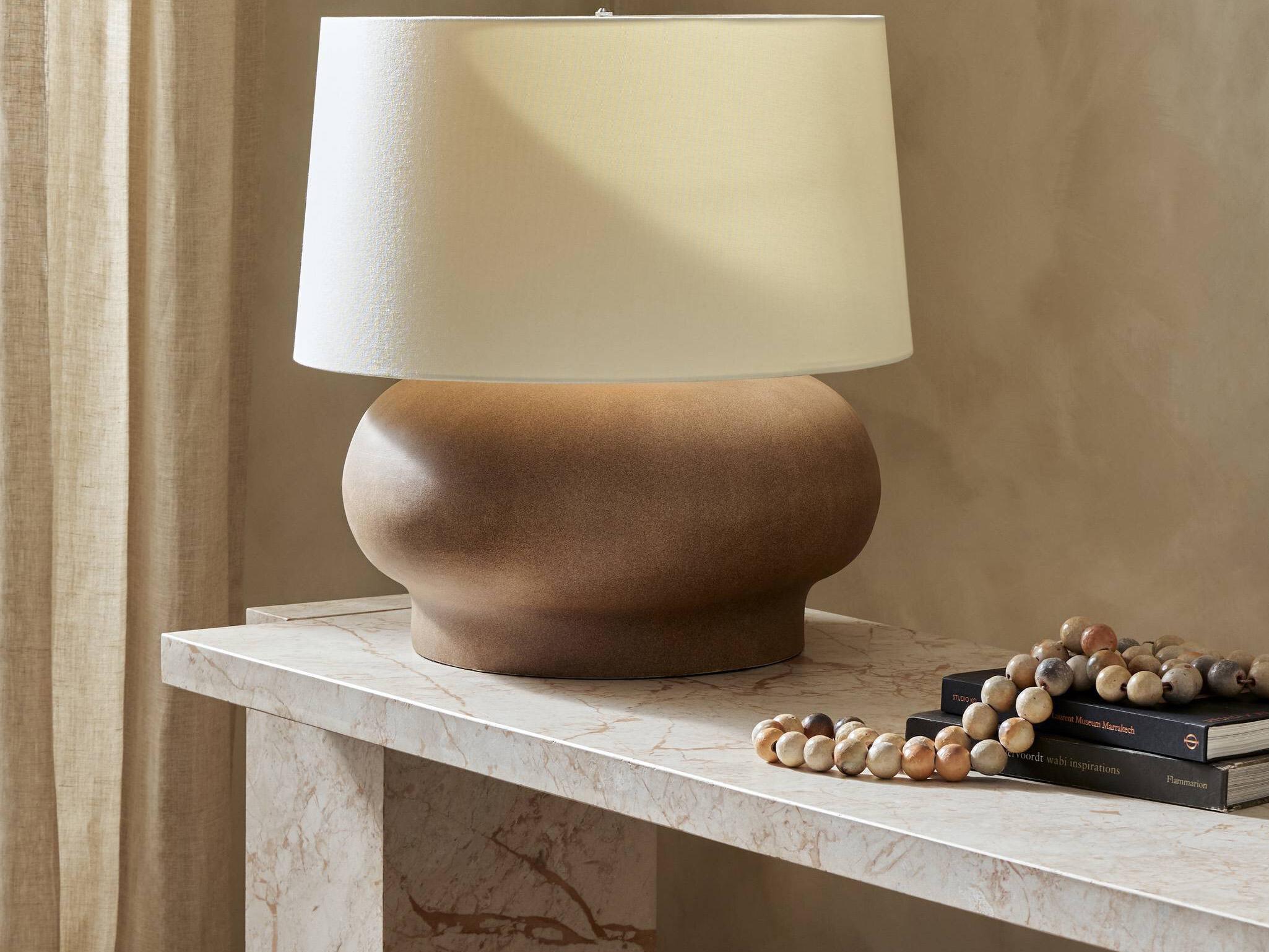 Four Hands Ryker Brown Table Lamp