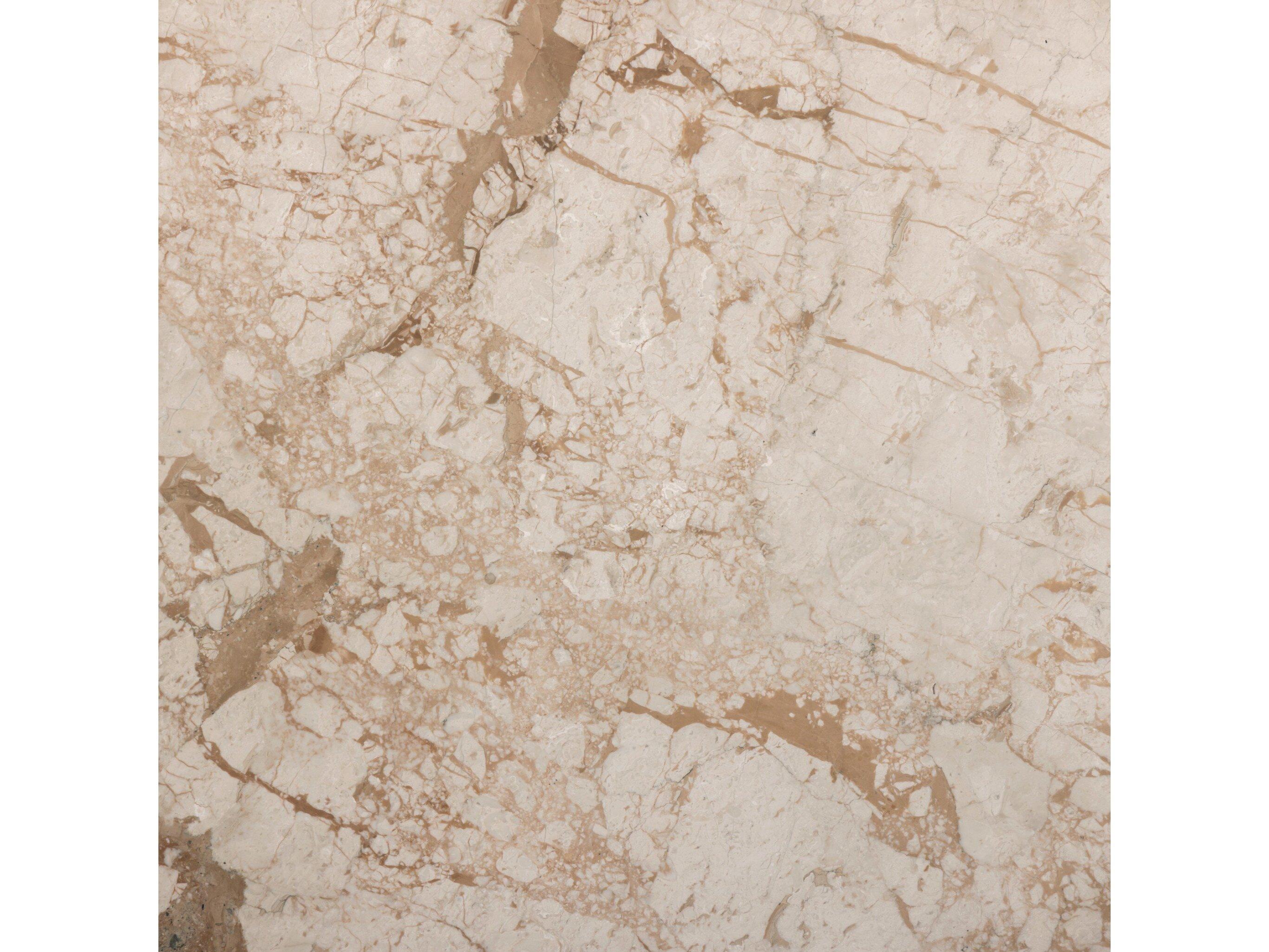 Four Hands Element Rectangular Desert Taupe Marble End Table