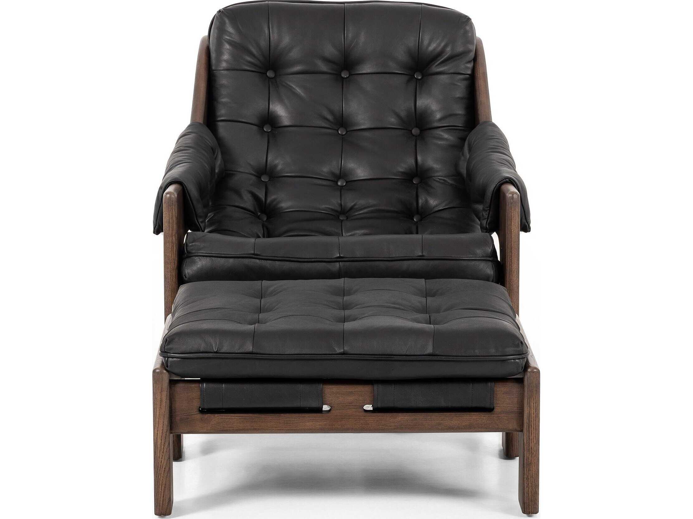 Four Hands Kensington Chair and Ottoman Set