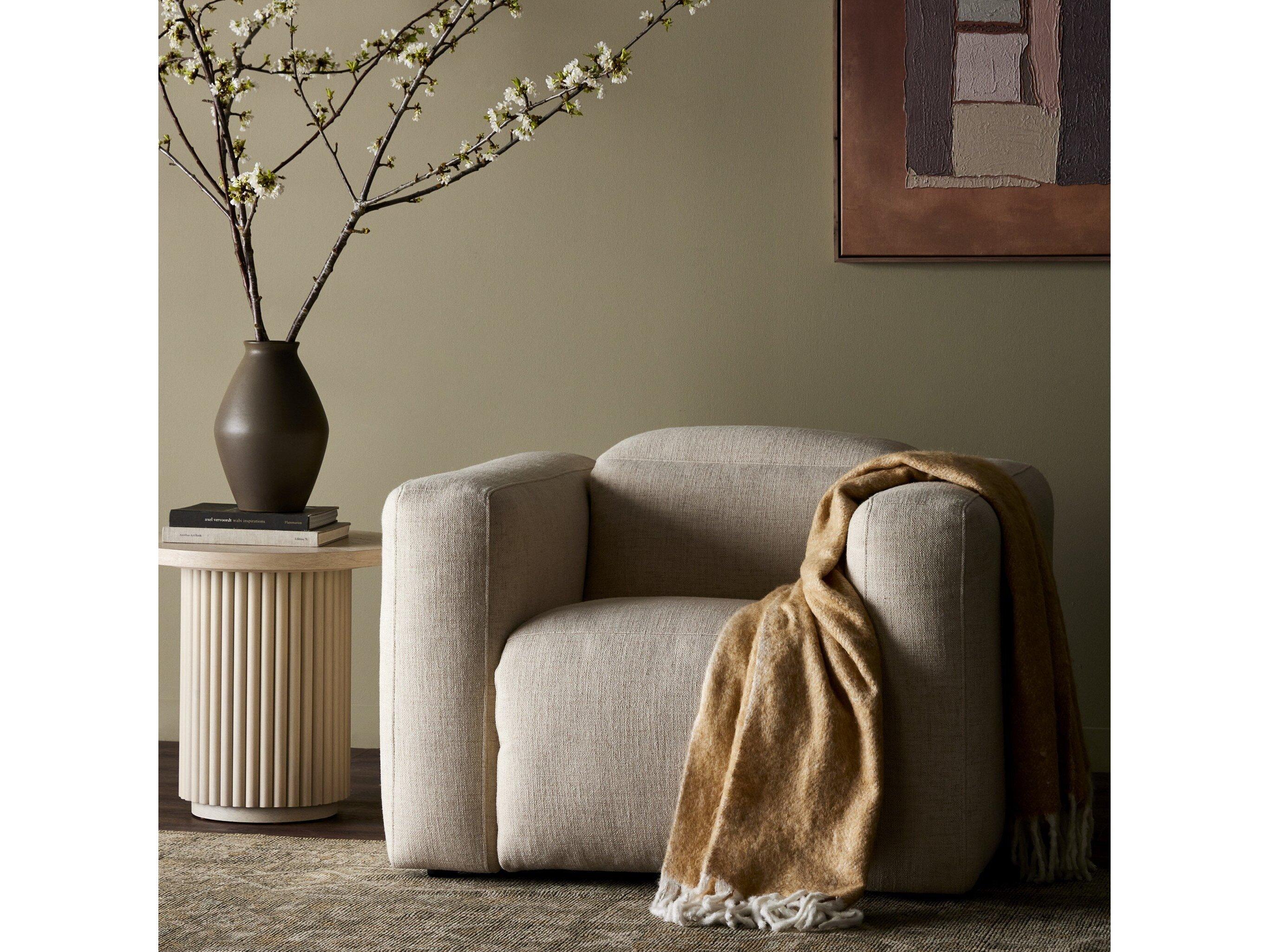 Four Hands Norwood Radley Antigo Natural Power Recliner Accent Chair