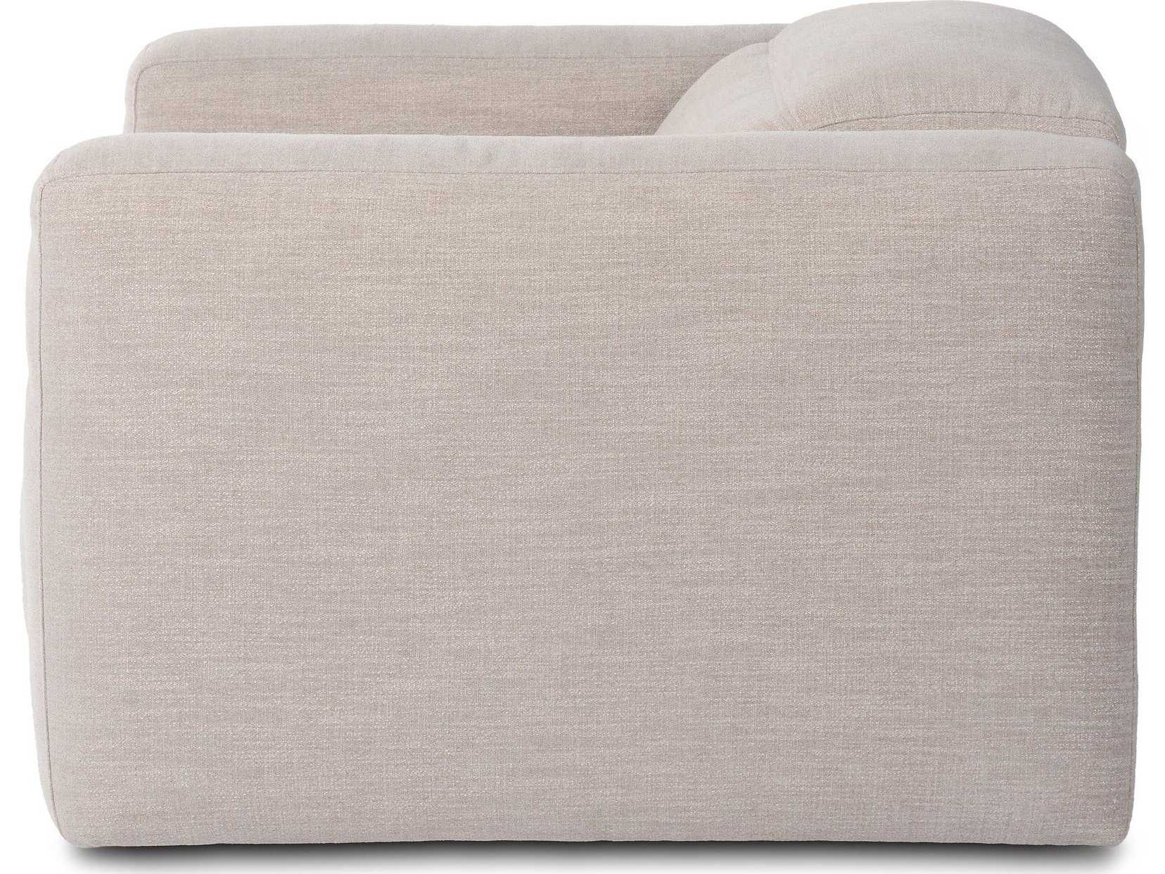 Four Hands Norwood Laken Stone Gray Upholstered Recliner