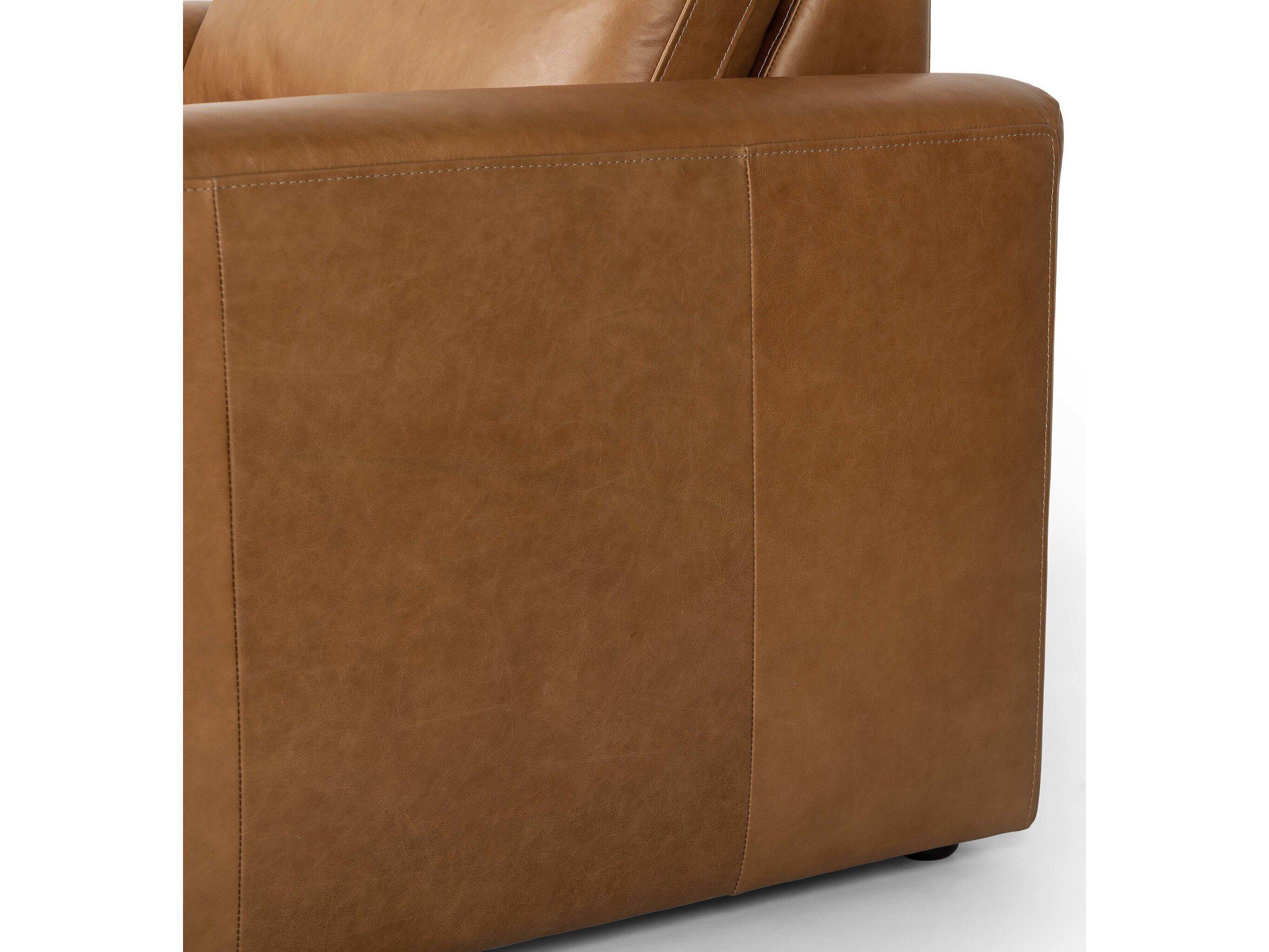 Four Hands Norwood Tillery Sonoma Butterscotch Leather Power Recliner Accent Chair