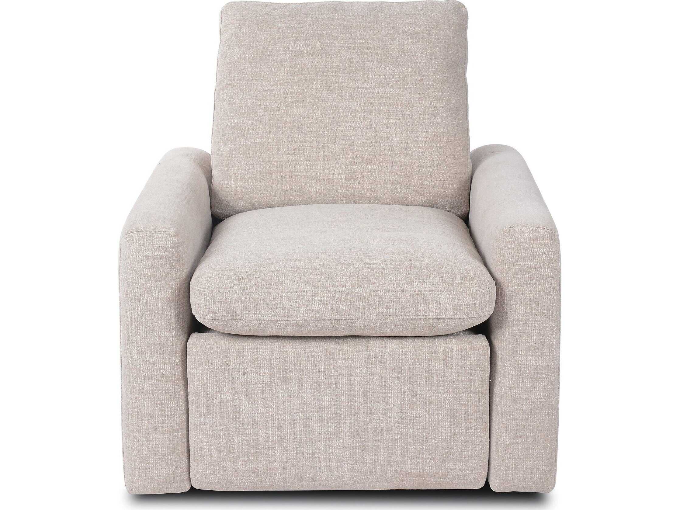 Four Hands Norwood Laken Stone Gray Upholstered Recliner