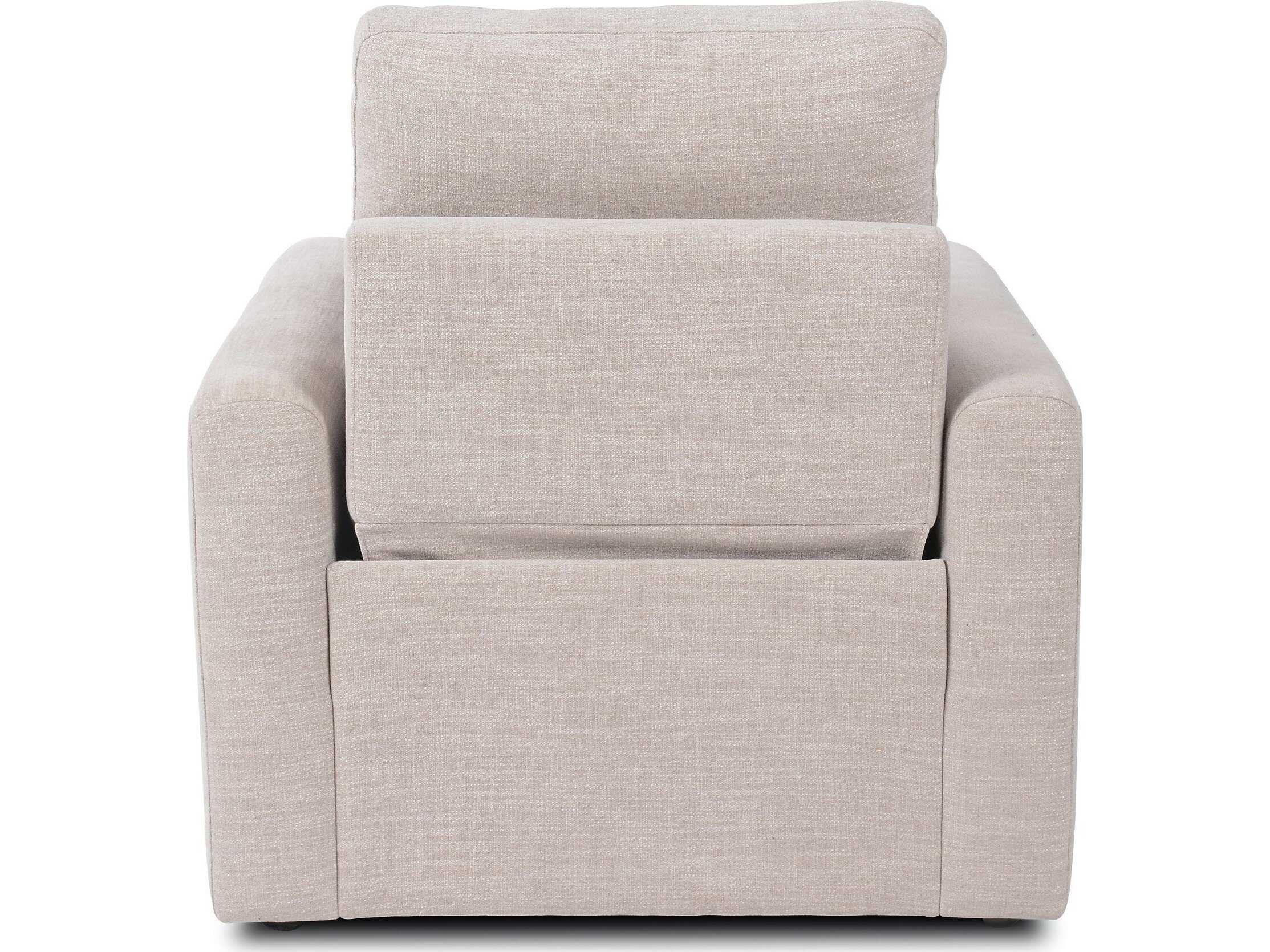 Four Hands Norwood Laken Stone Gray Upholstered Recliner