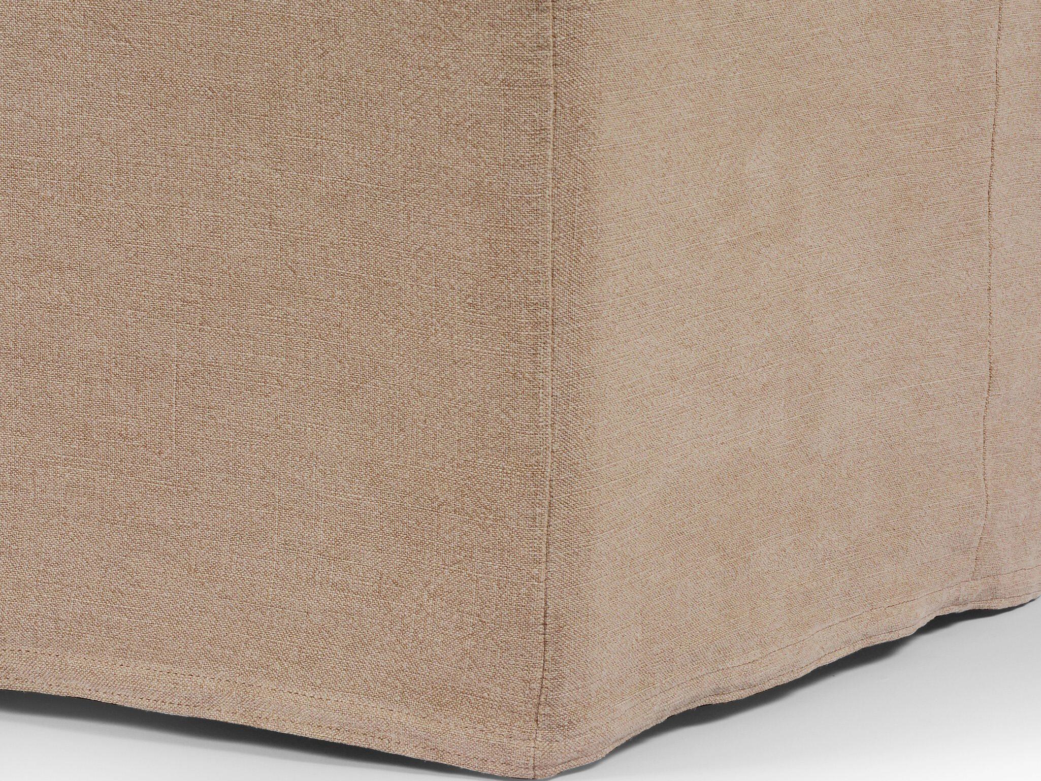 Four Hands Norwood Broadway Canvas Beige Upholstered Accent Bench