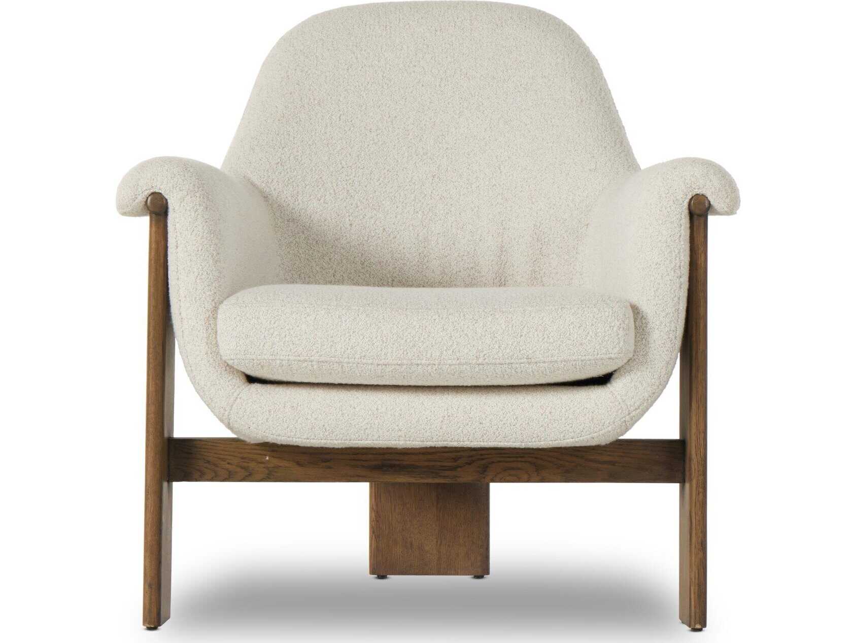 Four Hands Grayson Santoro White Fabric Accent Chair