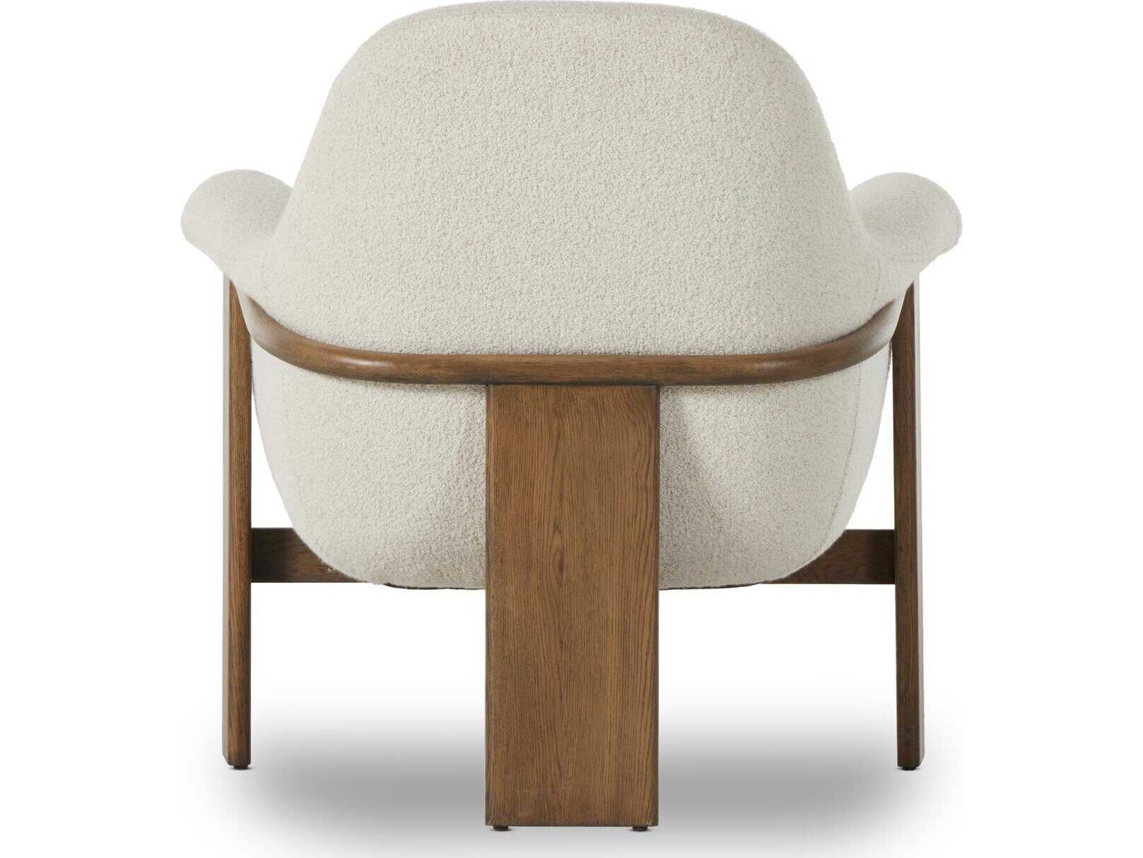 Four Hands Grayson Santoro White Fabric Accent Chair