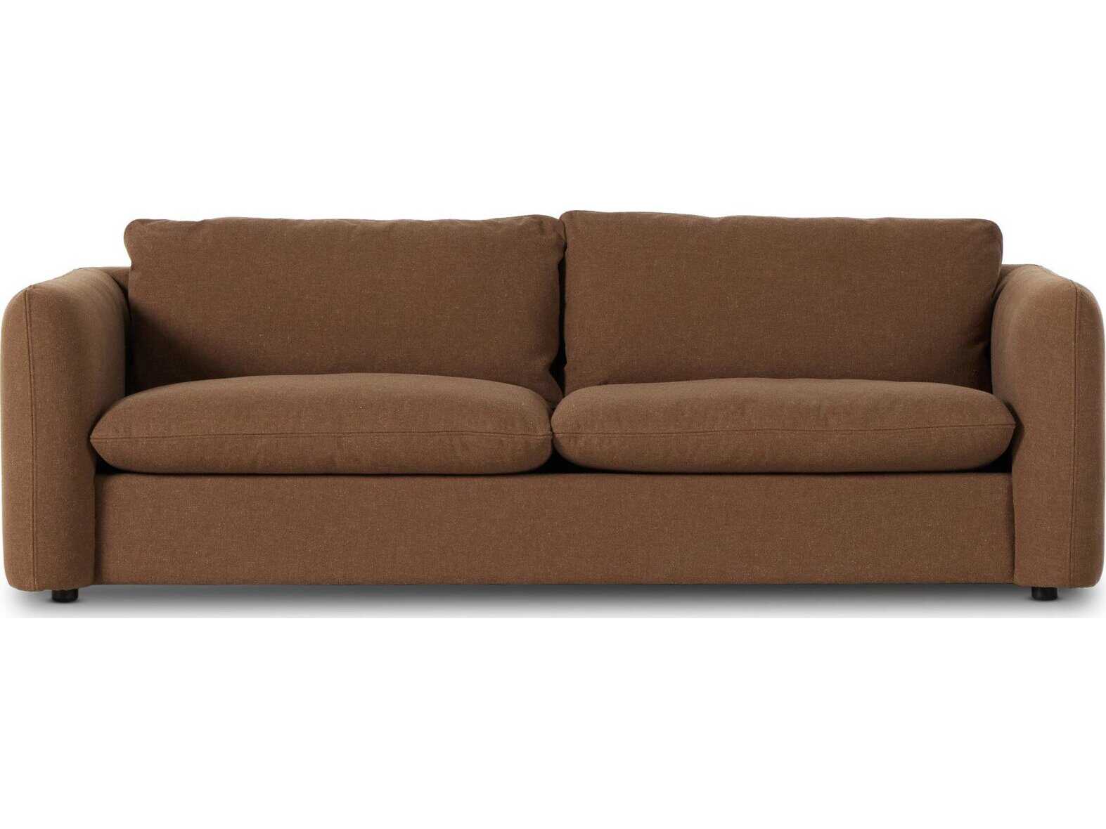 Four Hands Kensington Ingel Antwerp Cafe Brown Upholstered Loveseat