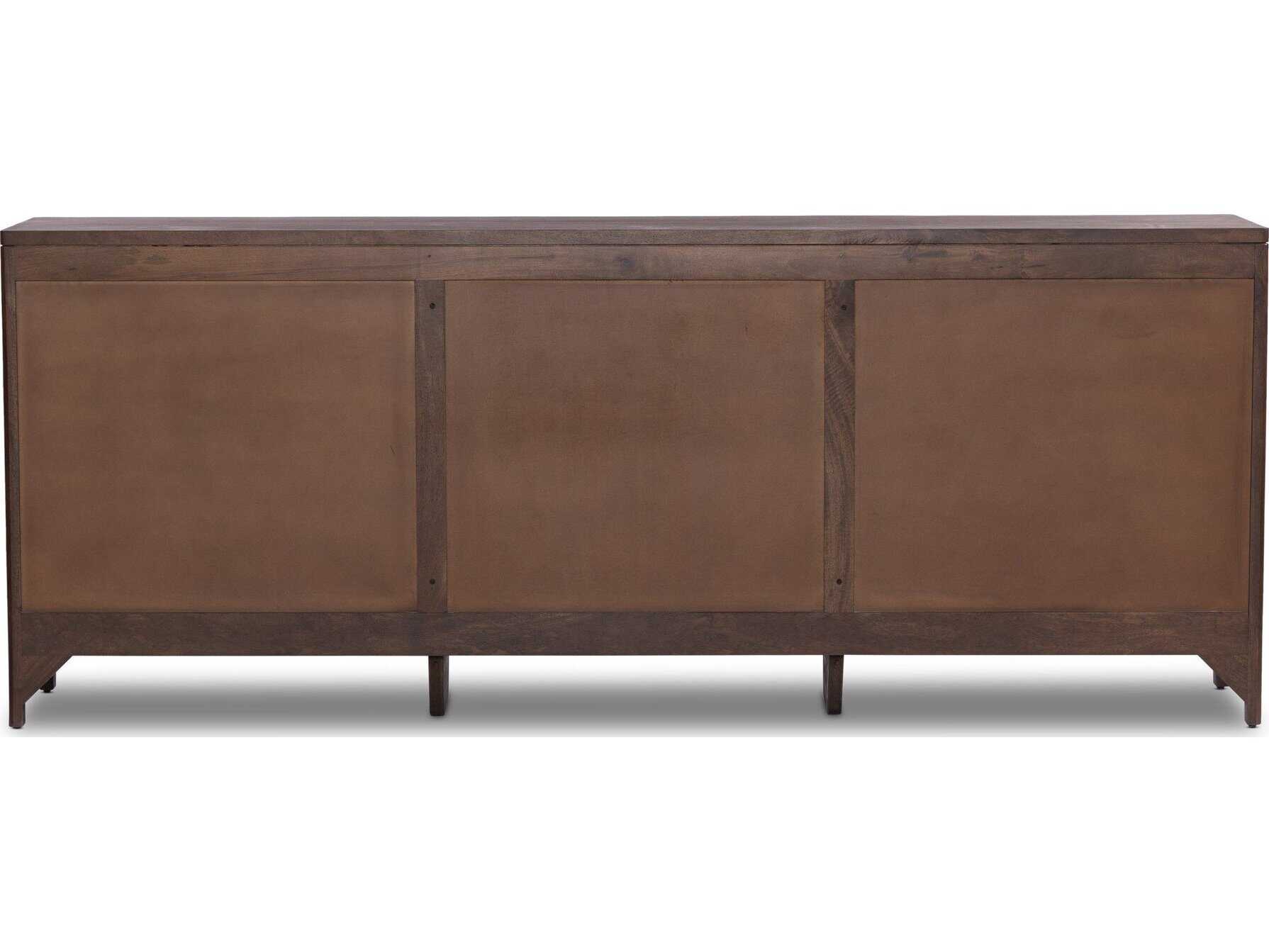 Four Hands Prescott 9-Drawers Mango Wood Triple Dresser