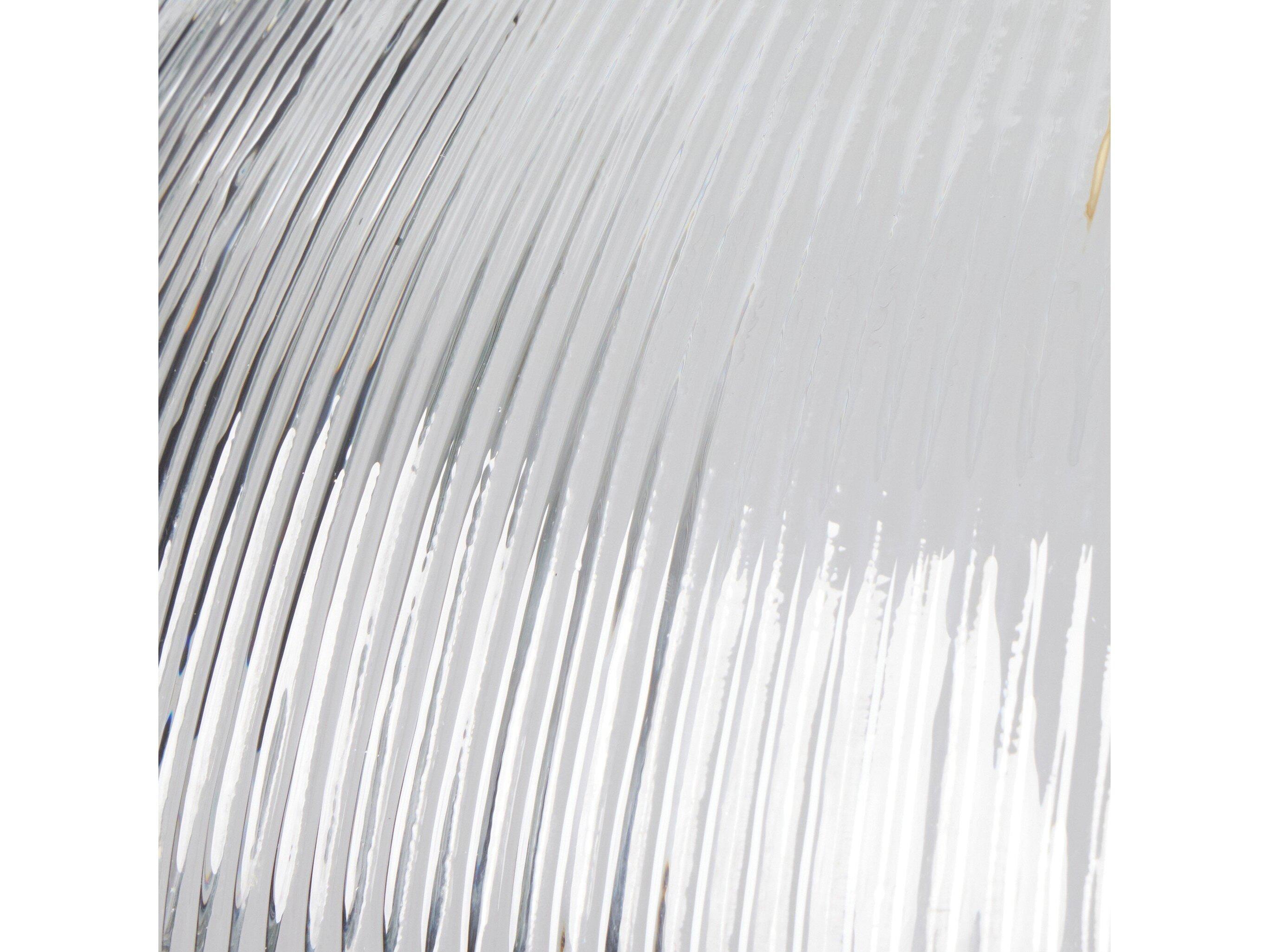 Four Hands Asher 1-Light Faceted Clear Glass Rustic Iron Brown Bowl Pendant