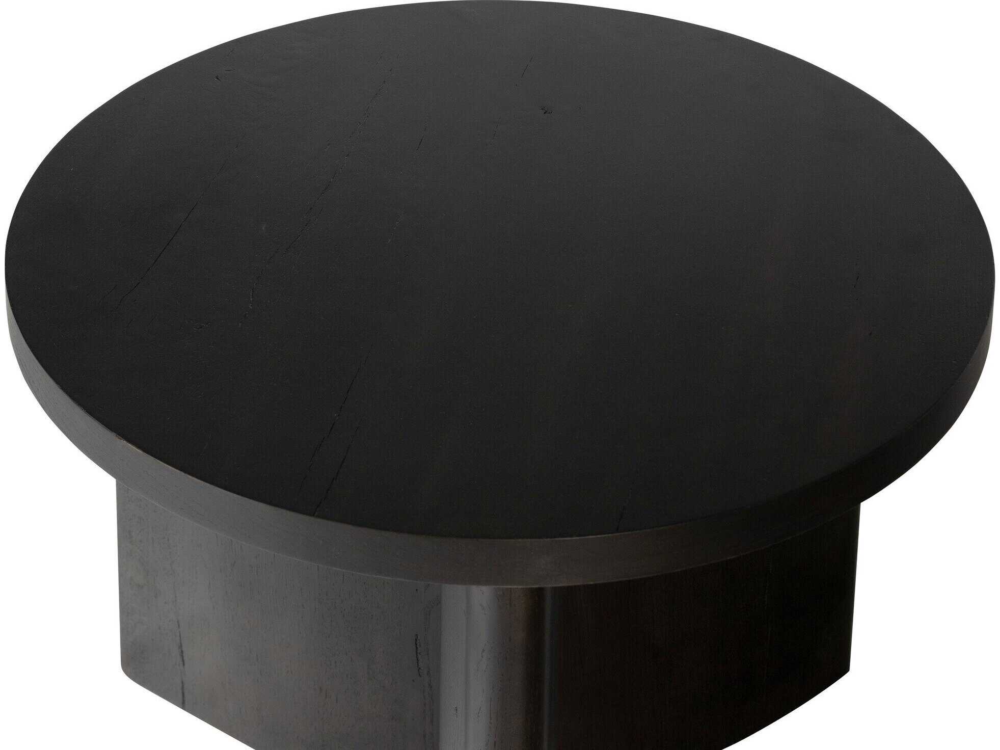Four Hands Bina Toli Smoked Black Veneer End Table