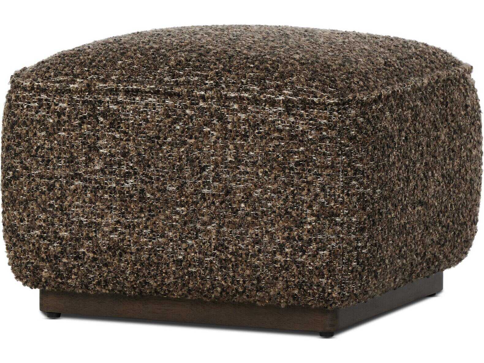 Four Hands Westgate Sinclair Ivan Granite Upholstered Square Ottoman