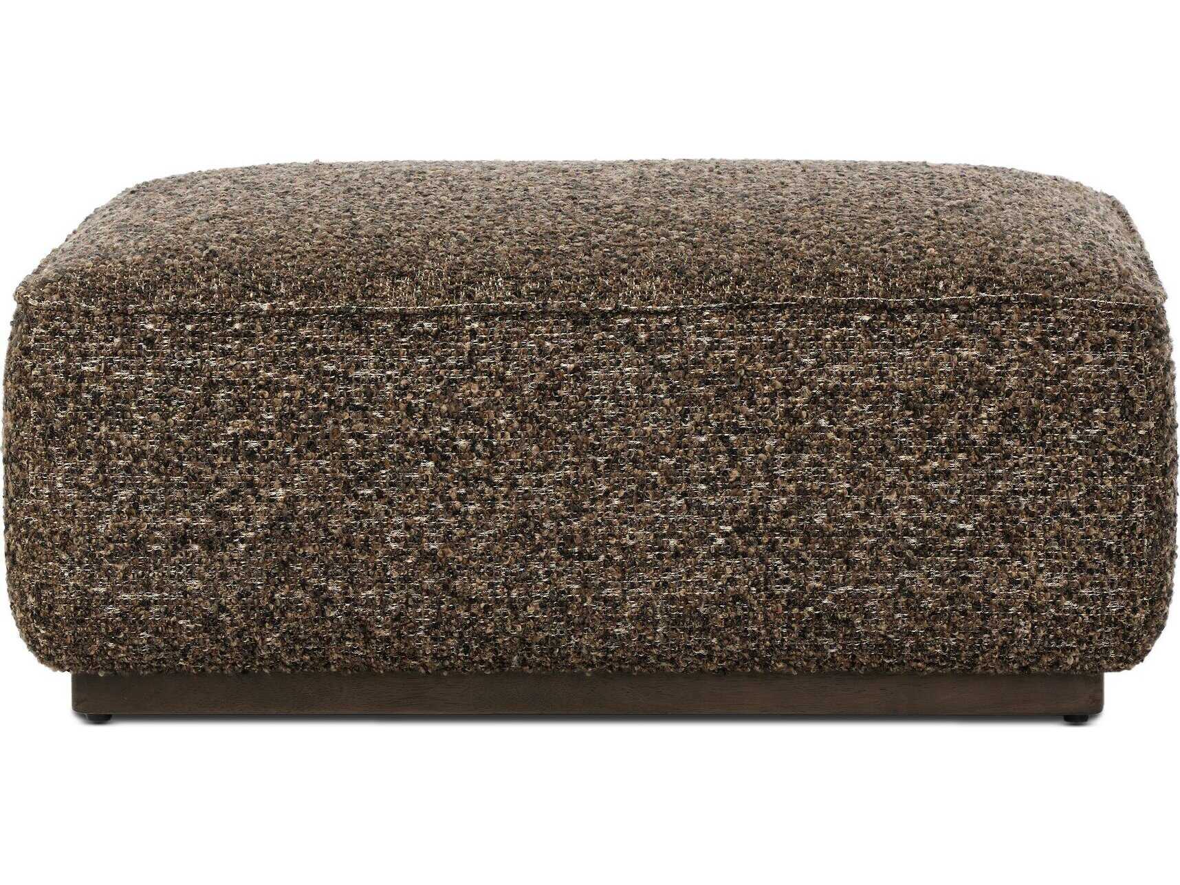 Four Hands Westgate Sinclair Ivan Granite Upholstered Square Ottoman