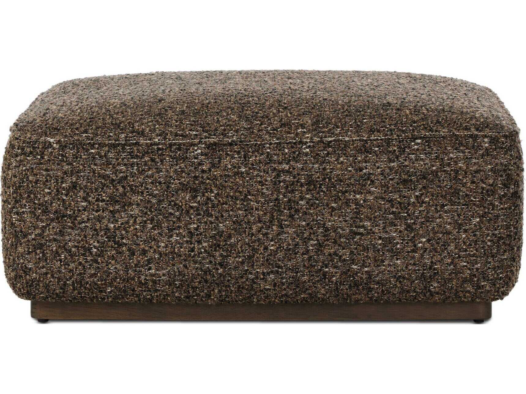 Four Hands Westgate Sinclair Ivan Granite Upholstered Square Ottoman