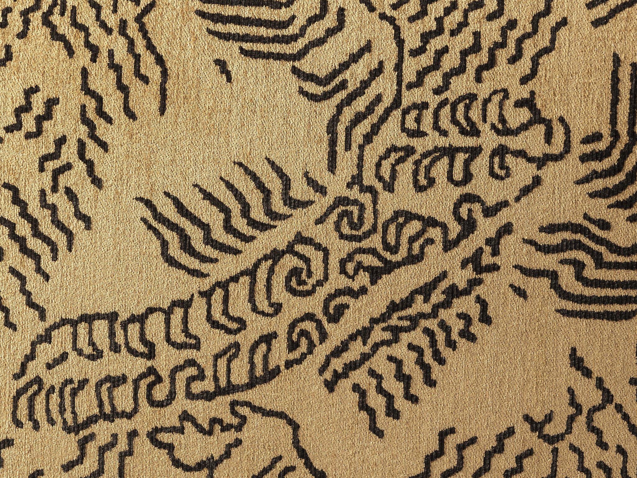 Four Hands Westgate Yellow Upholstered Ottoman