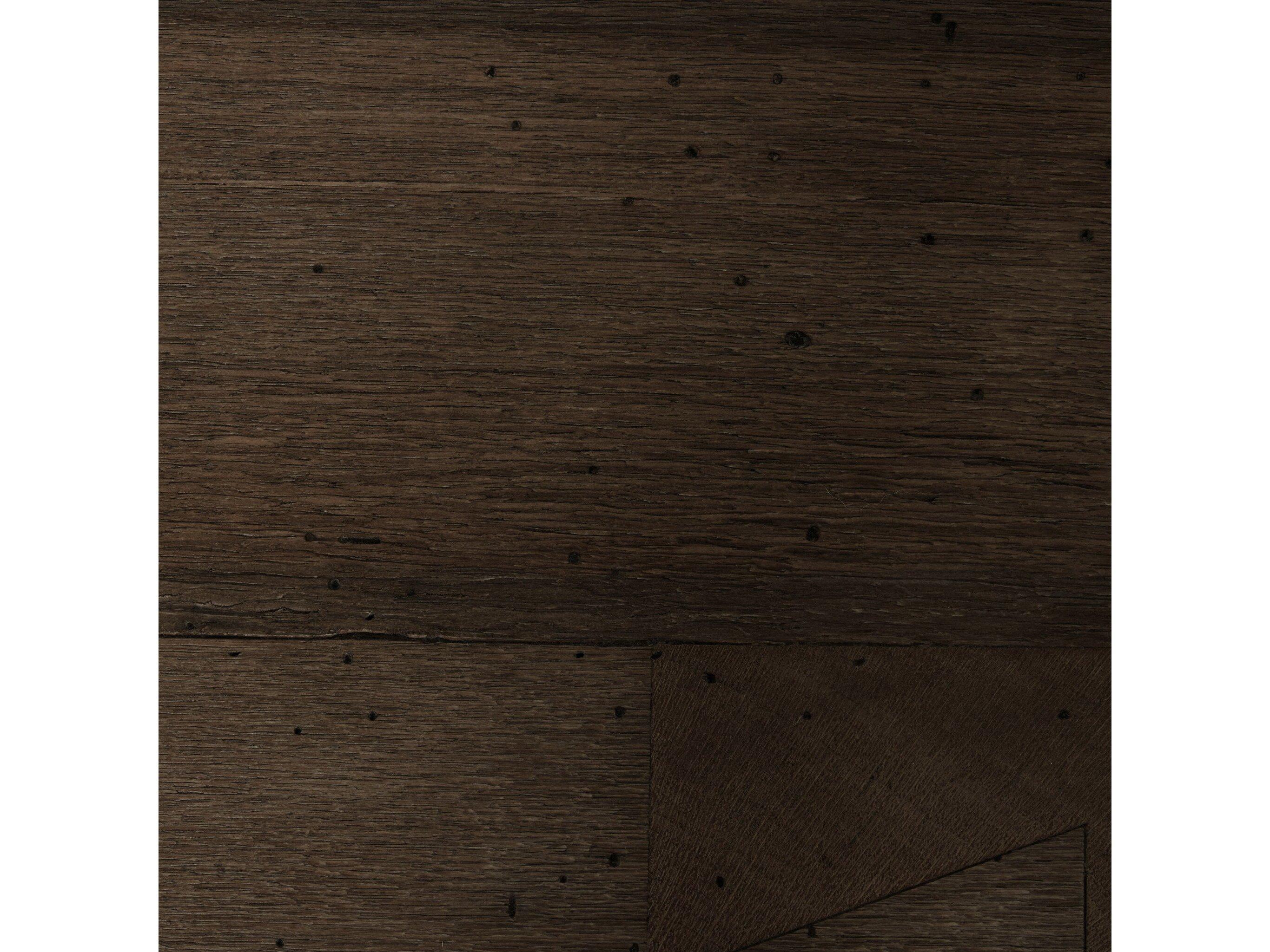 Four Hands Wesson Abaso Rectangular Ebony Rustic Wormwood Oak Coffee Table