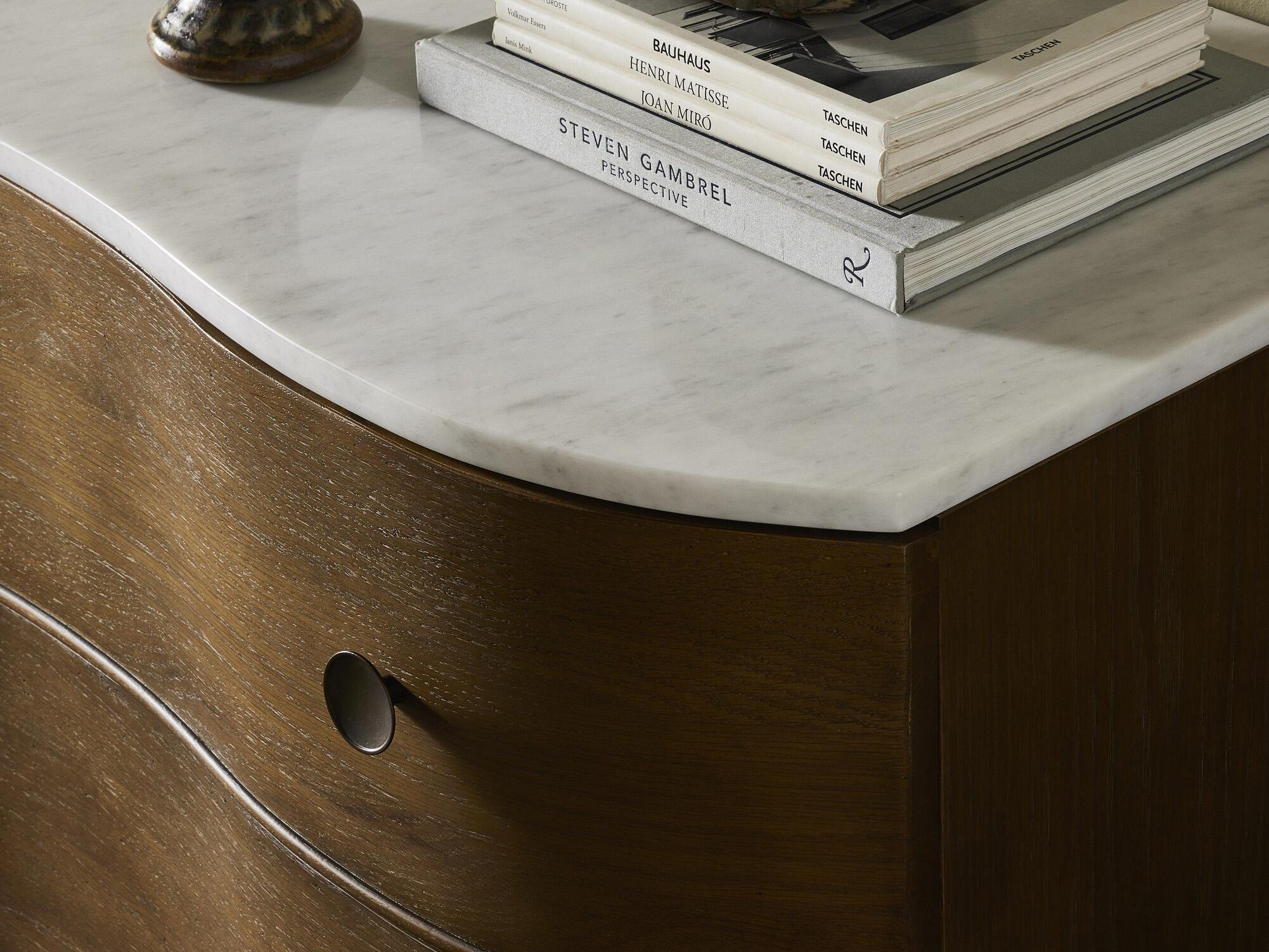 Four Hands Collins Brown Oak Wood Accent Chest