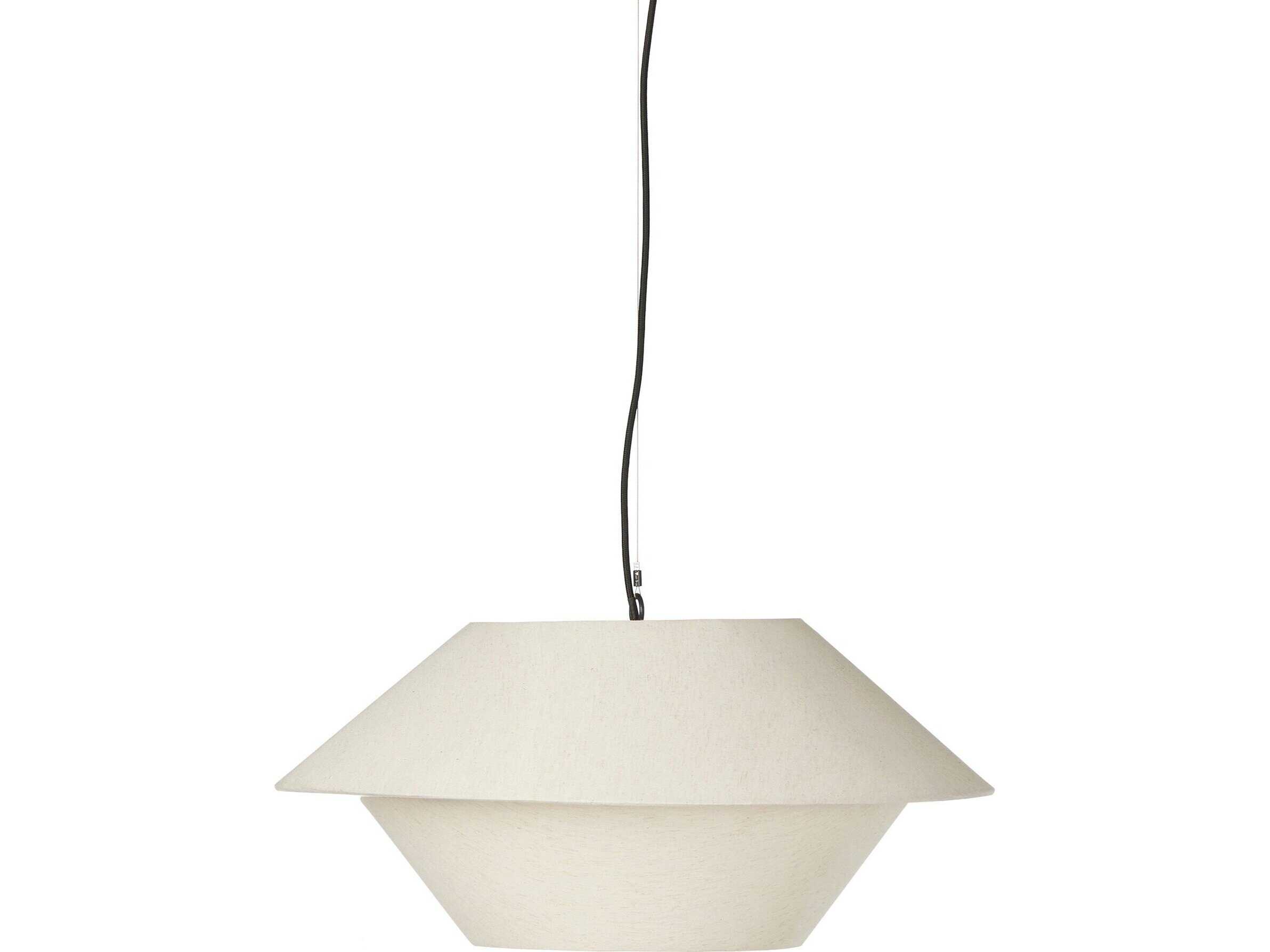 Four Hands Hutton Mccarthy Beige Linen Pendant