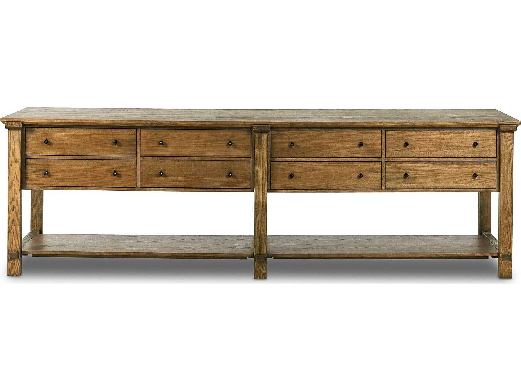 Four Hands Allston Gardendale Tan Oak Veneer Kitchen Island