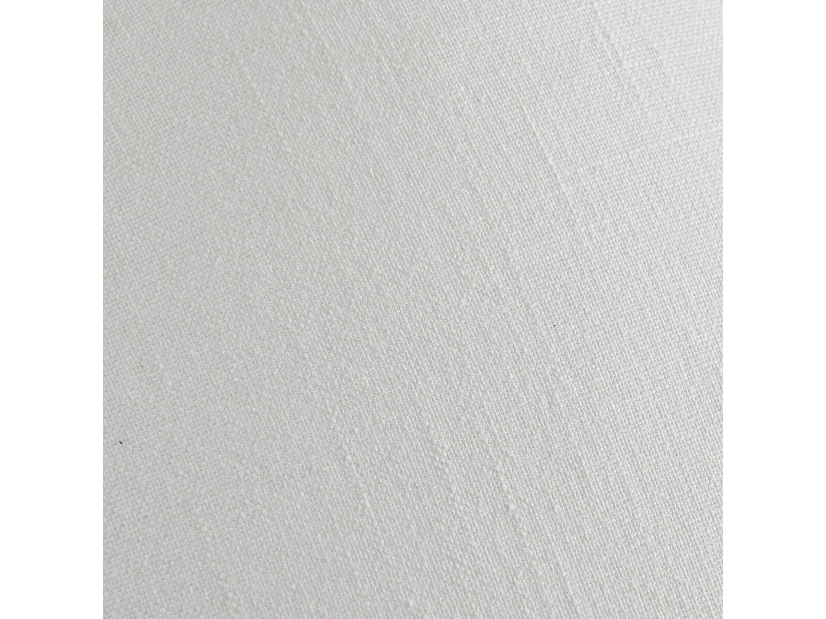 Four Hands Hutton Smoked Blown Glass Cream Linen Gray Table Lamp