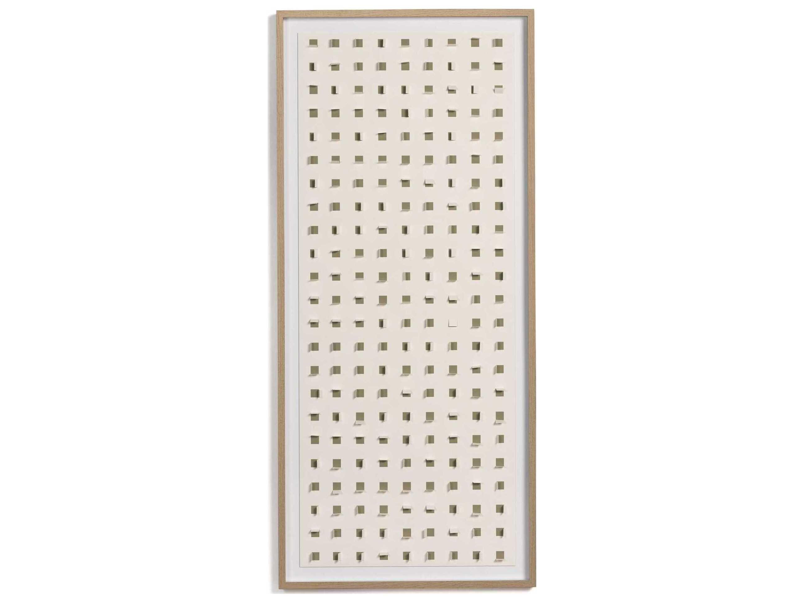 Four Hands Art Studio See Through Laurel Oak by FH Art Studio Vertical Grain White Oak Canvas Wall Art