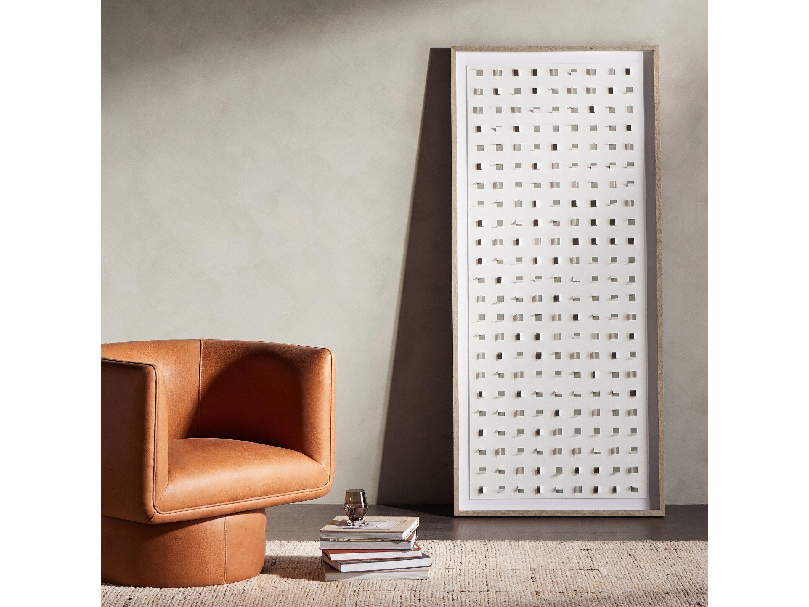 Four Hands Art Studio See Through Laurel Oak by FH Art Studio Vertical Grain White Oak Canvas Wall Art