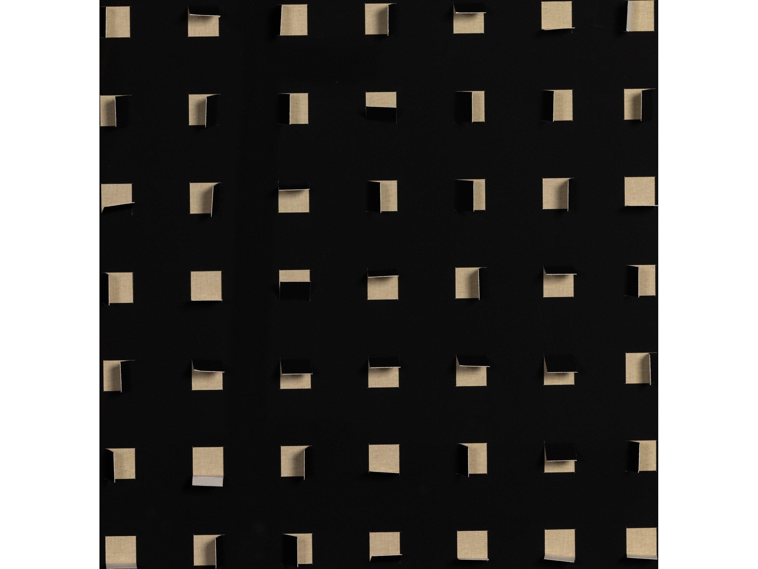 Four Hands Art Studio See Through Black Oak by FH Art Studio Vertical Grain White Oak Canvas Wall Art