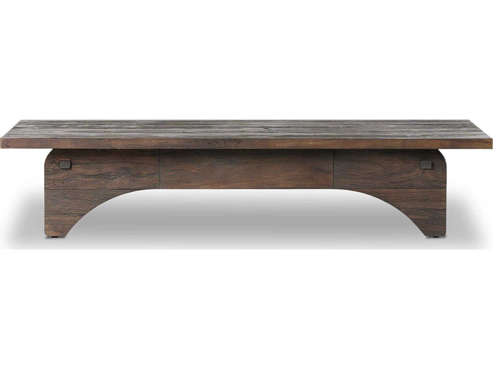 Four Hands Wesson Winchester Rectangular Wood Coffee Table