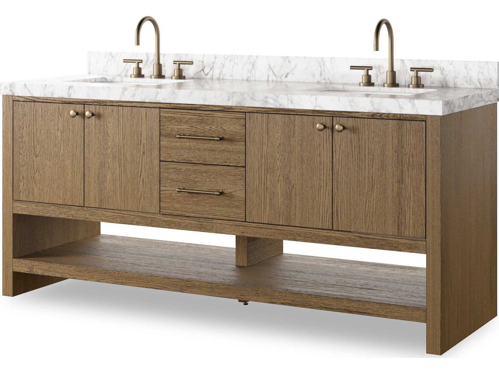 Four Hands Anthem Washed Natural Veneer Double Vanity